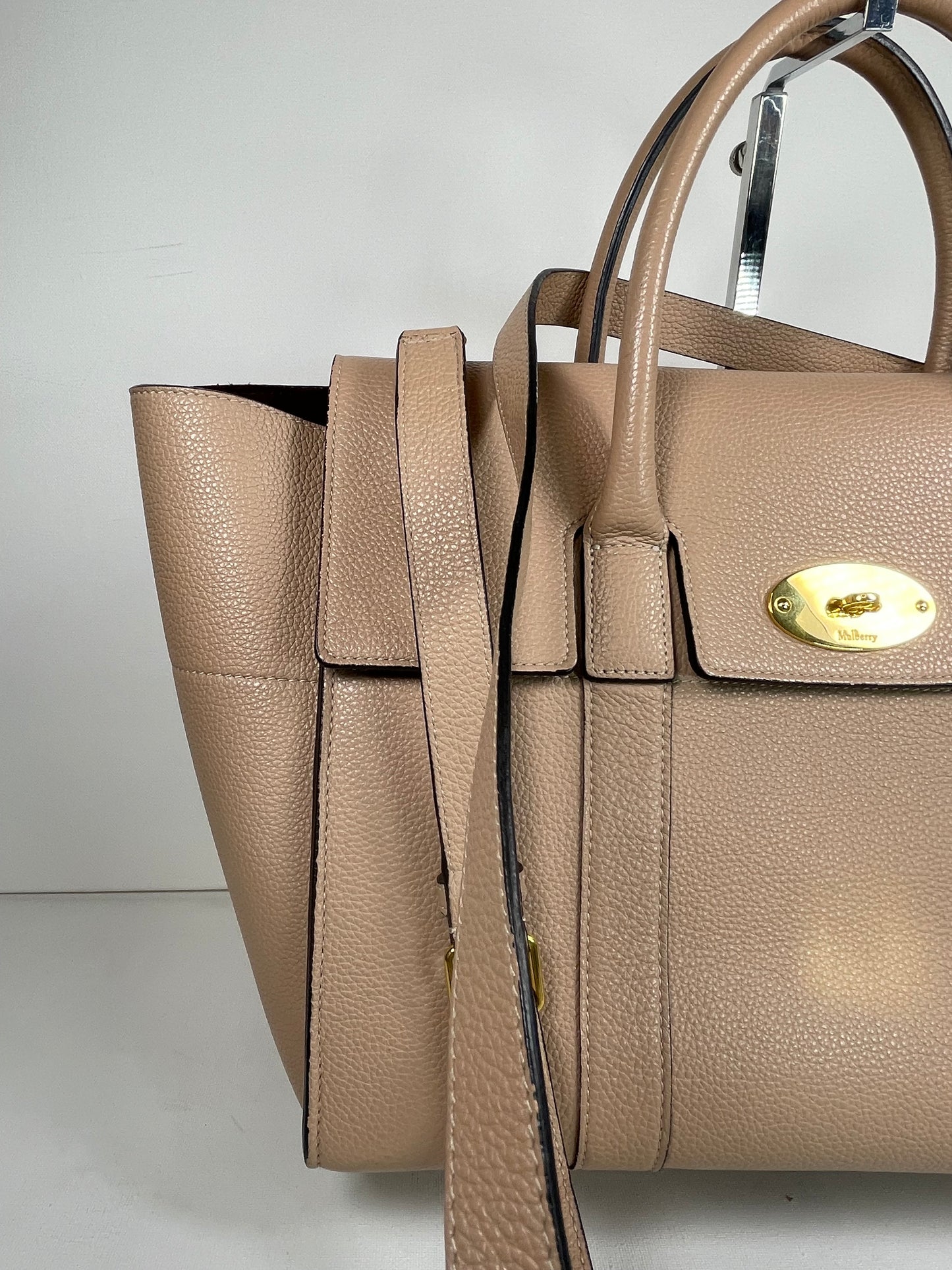 Preloved Mulberry Bayswater Tote Bag with Long Strap