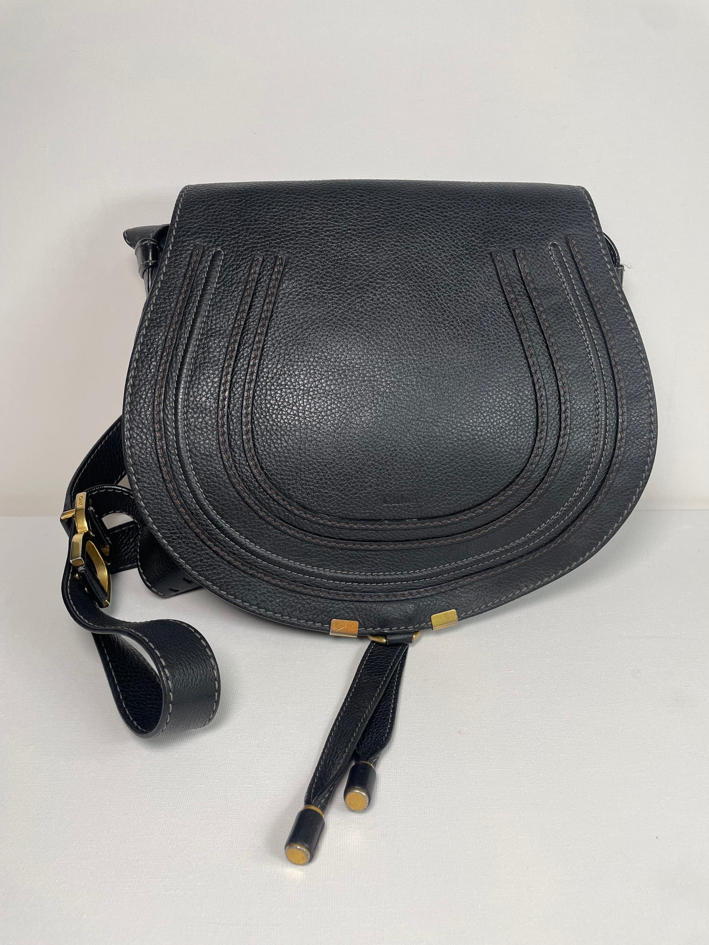Preloved Chloe Marcie Satchel Crossbody Bag, Medium