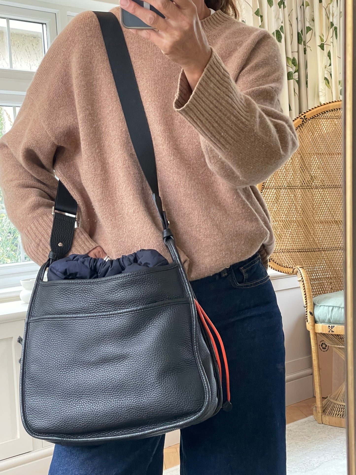 Preloved Moncler Rania Crossbody Satchel Bag, MM