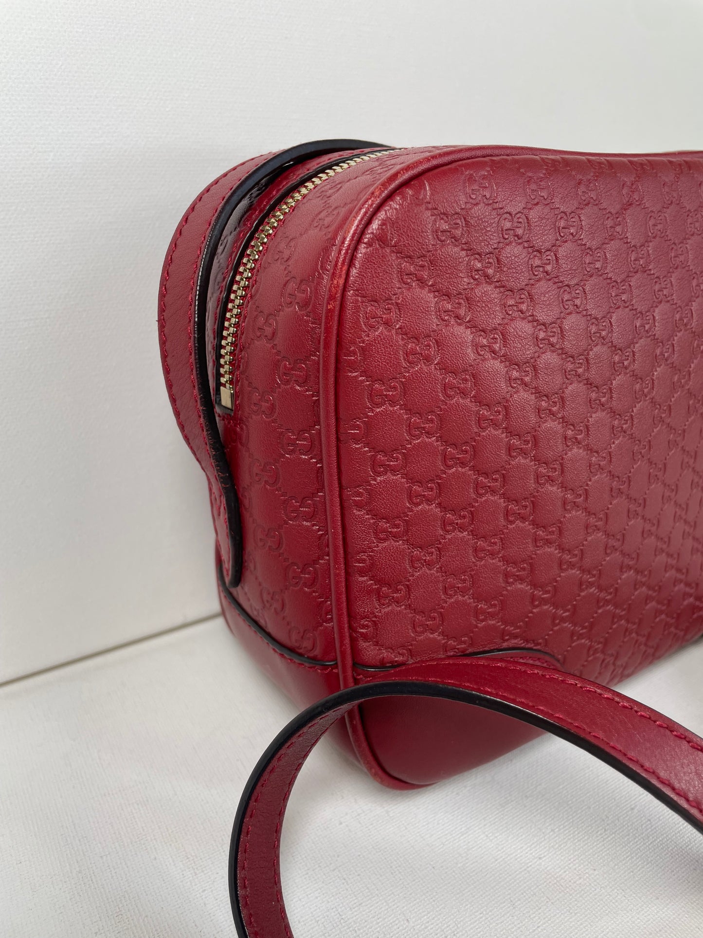 Preloved Gucci Microguccissima Bree Crossbody Bag