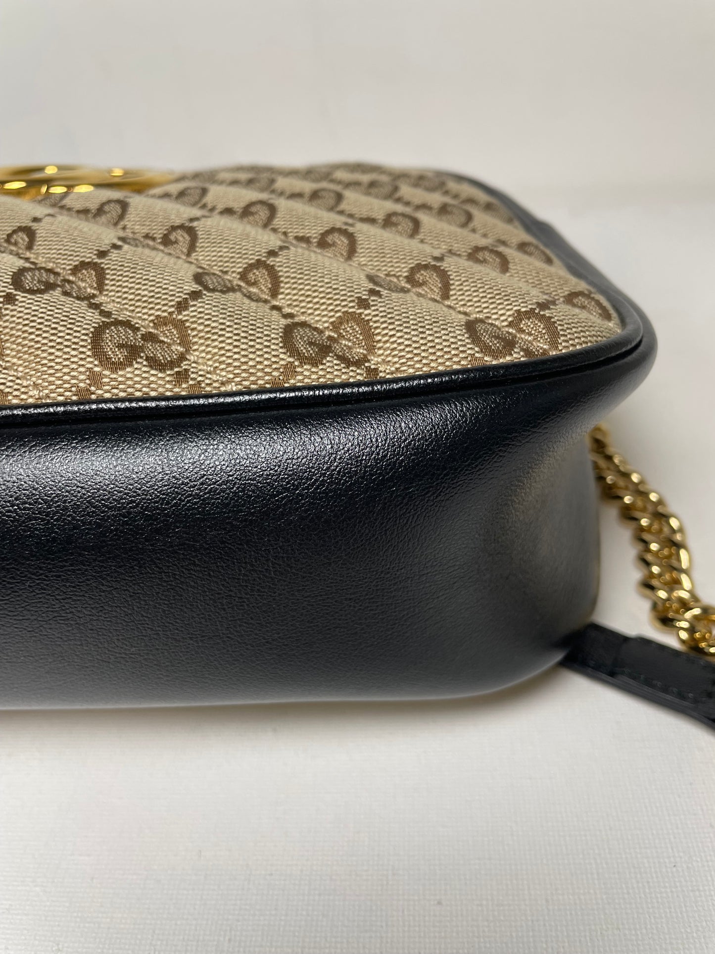 Preloved Gucci Matelasse Diagonal GG Marmont Bag, Small