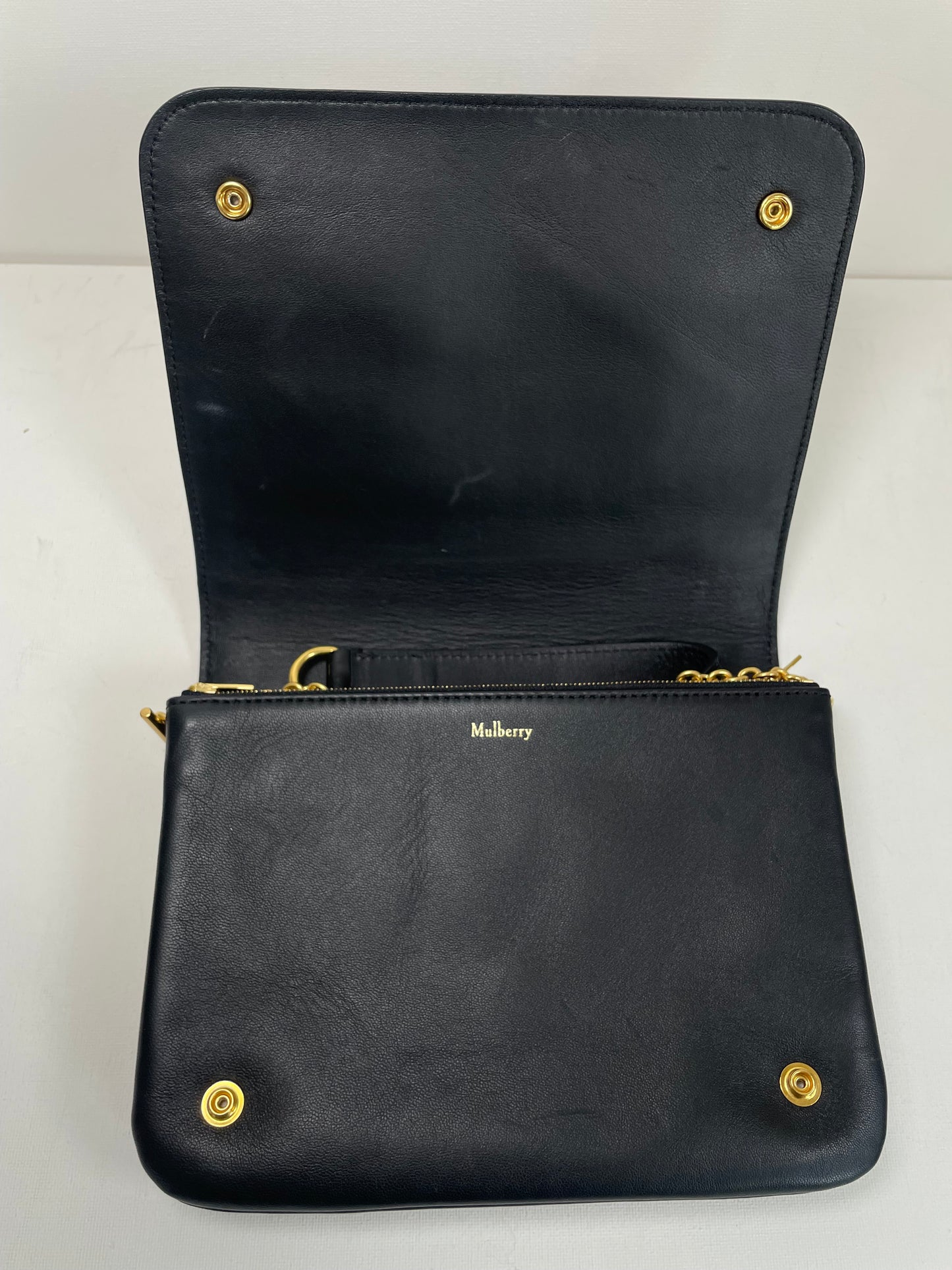 Preloved Mulberry Clifton Shoulder Bag/Clutch