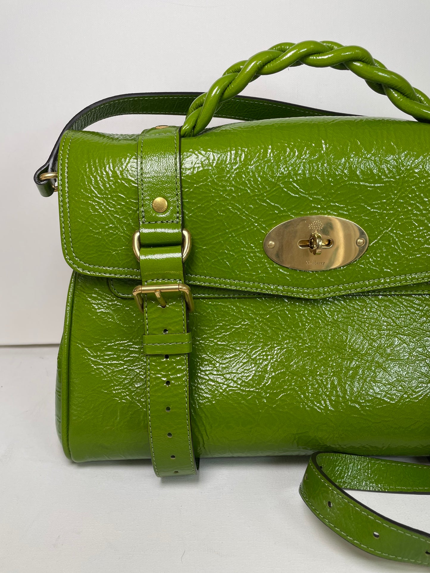 Preloved Mulberry Alexa Satchel Bag, Regular