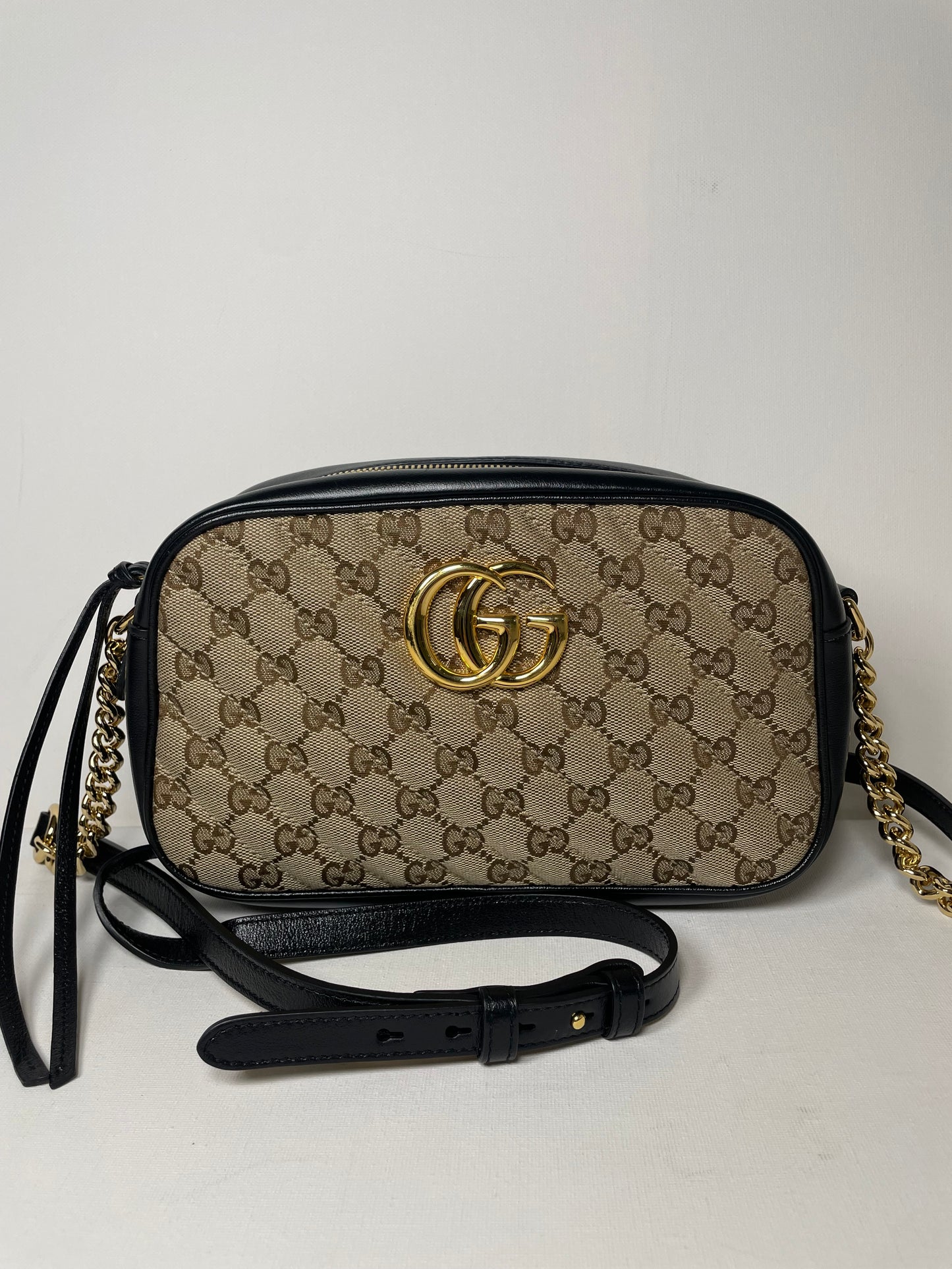 Preloved Gucci Matelasse Diagonal GG Marmont Bag, Small