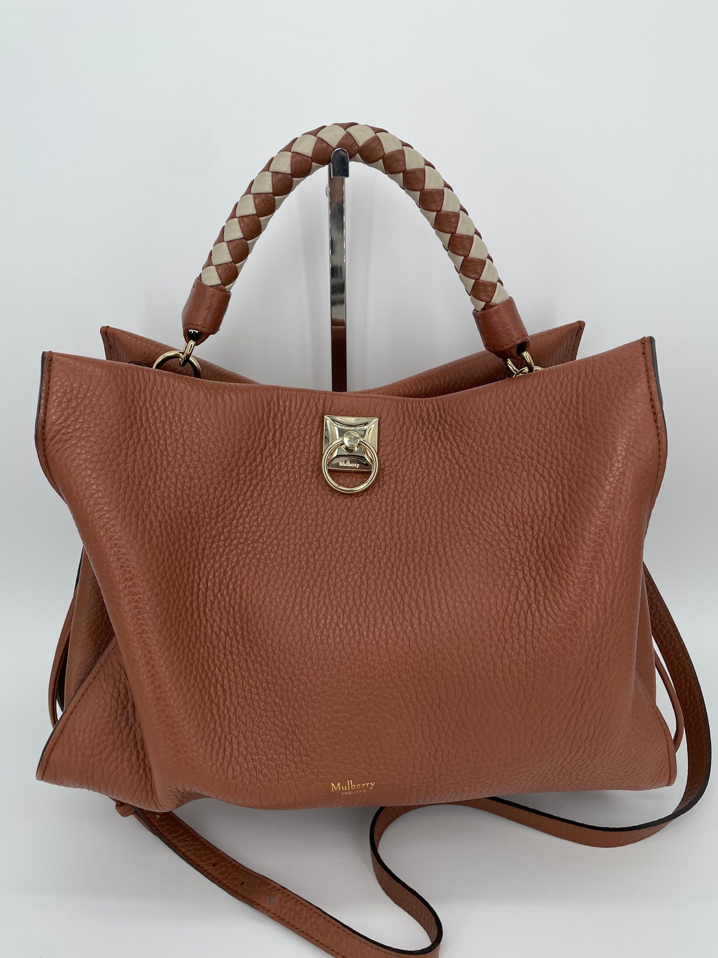 Preloved Mulberry Iris Top Handle Tote Bag, Large