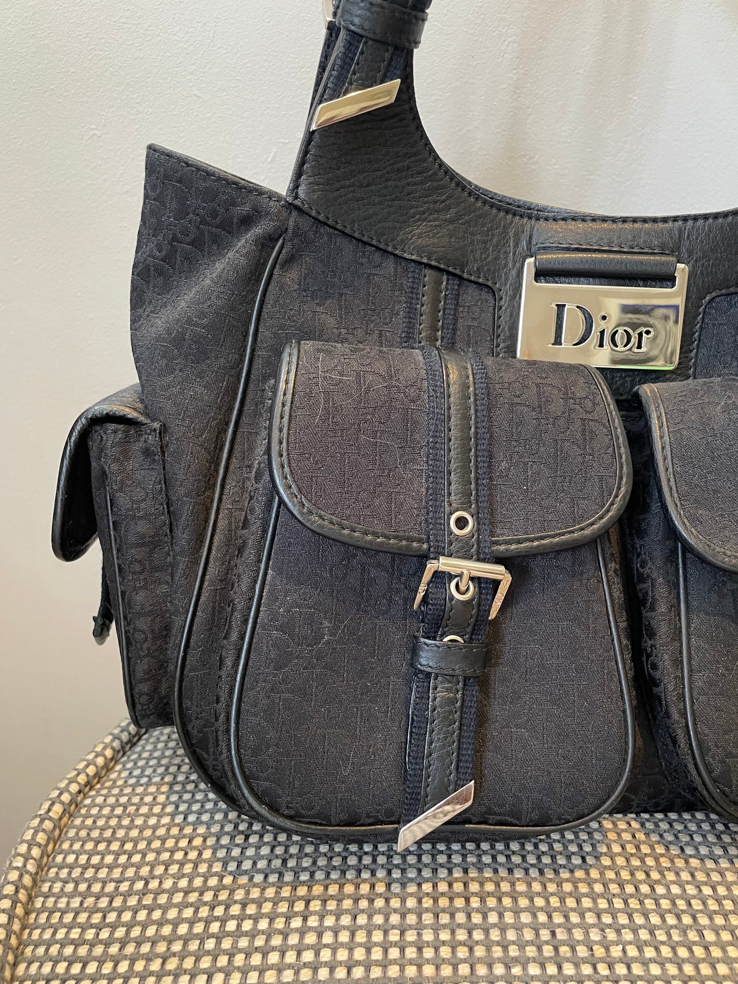 Preloved Vintage Dior Diorissimo Cargo Shoulder Bag