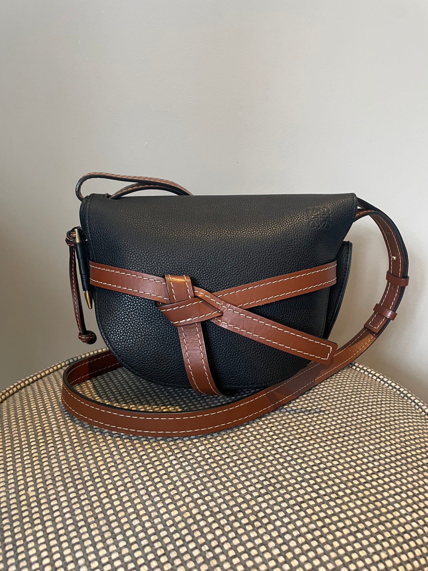 Preloved Loewe Gate Crossbody Bag, Small