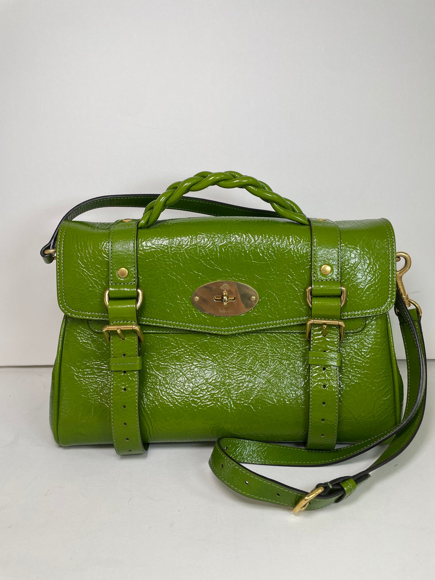 Preloved Mulberry Alexa Satchel Bag, Regular