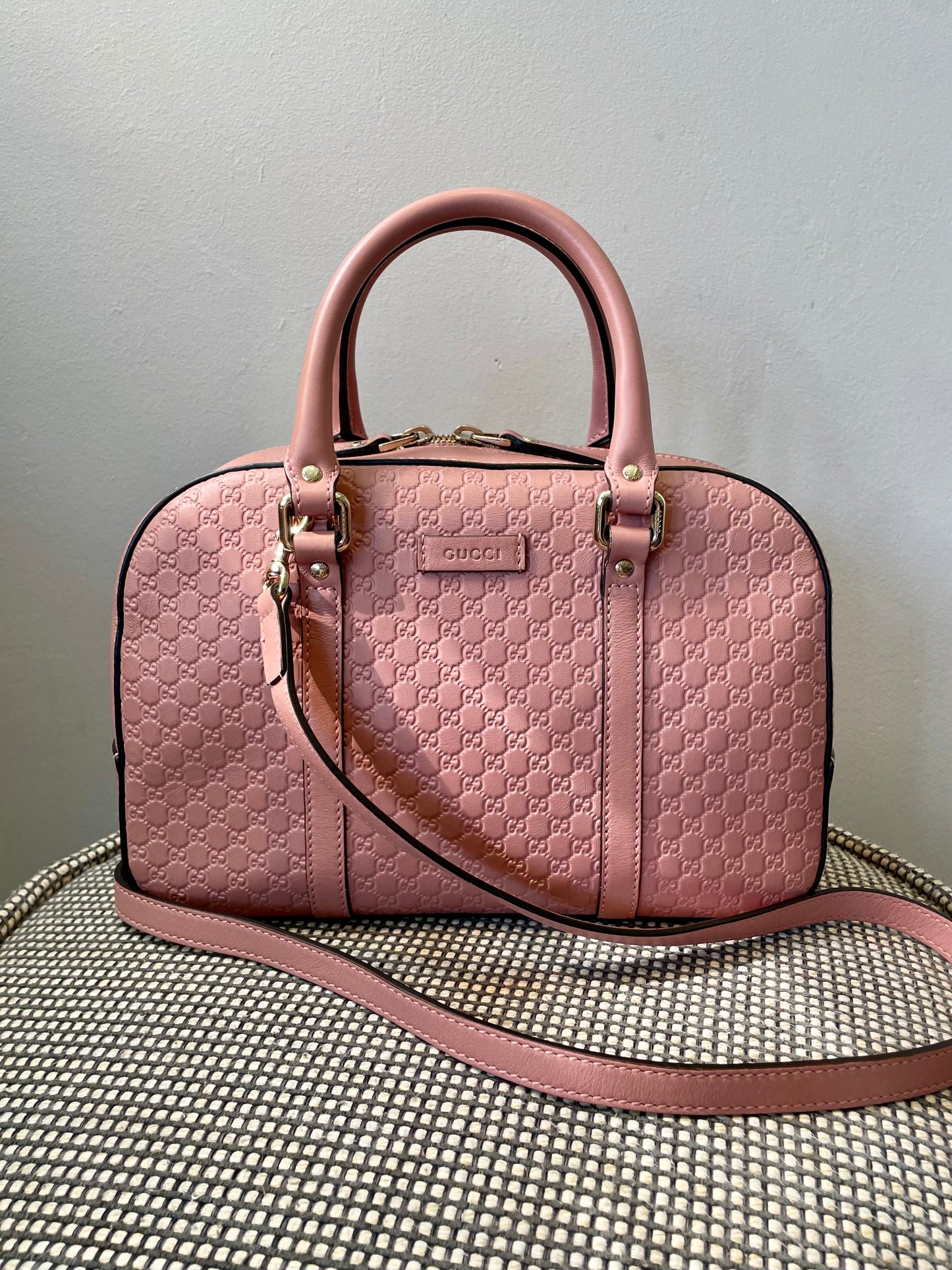 Preloved Gucci Microguccissima Crossbody Bag, Small