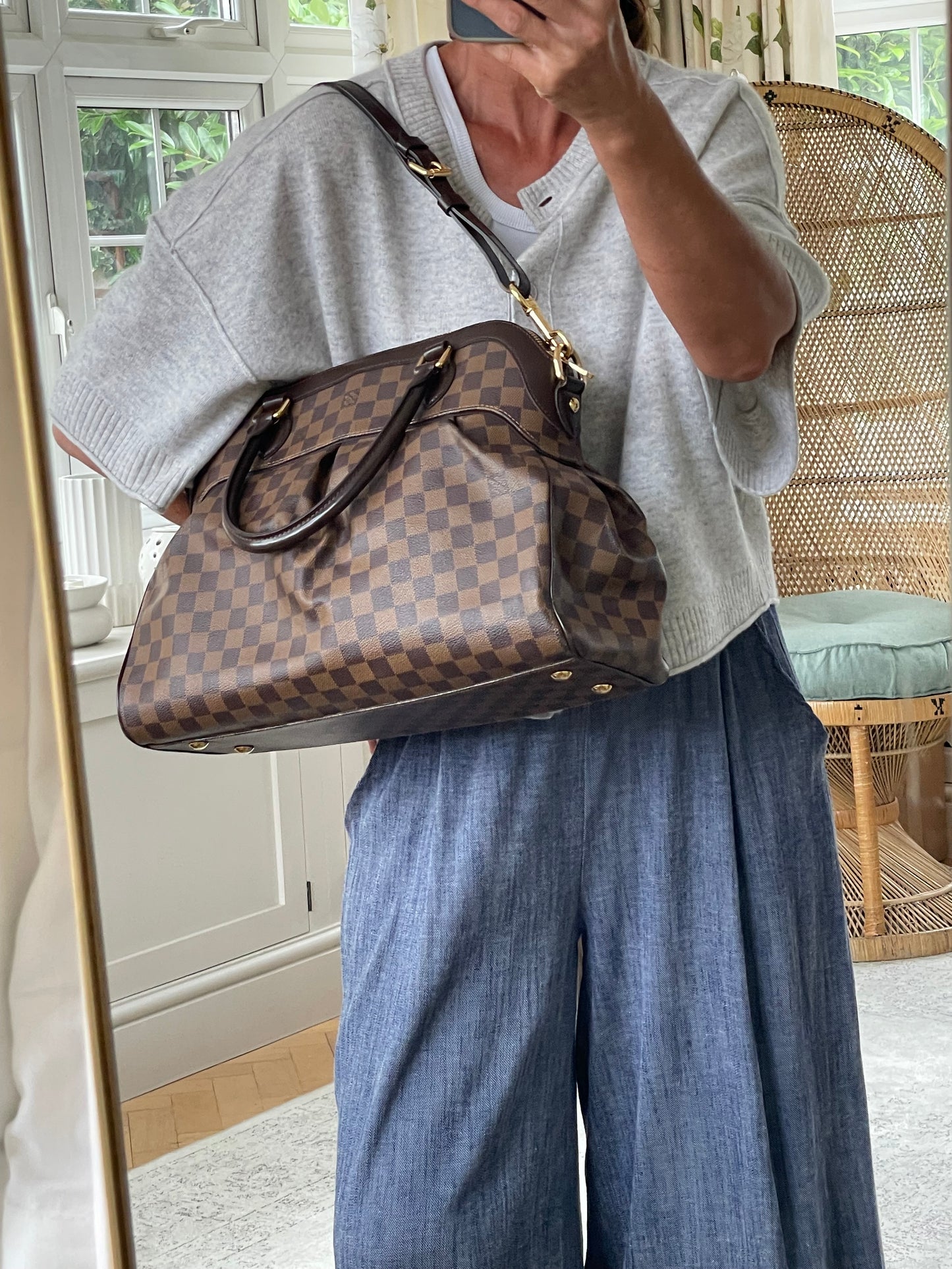 Preloved Louis Vuitton Trevi Tote Bag, GM