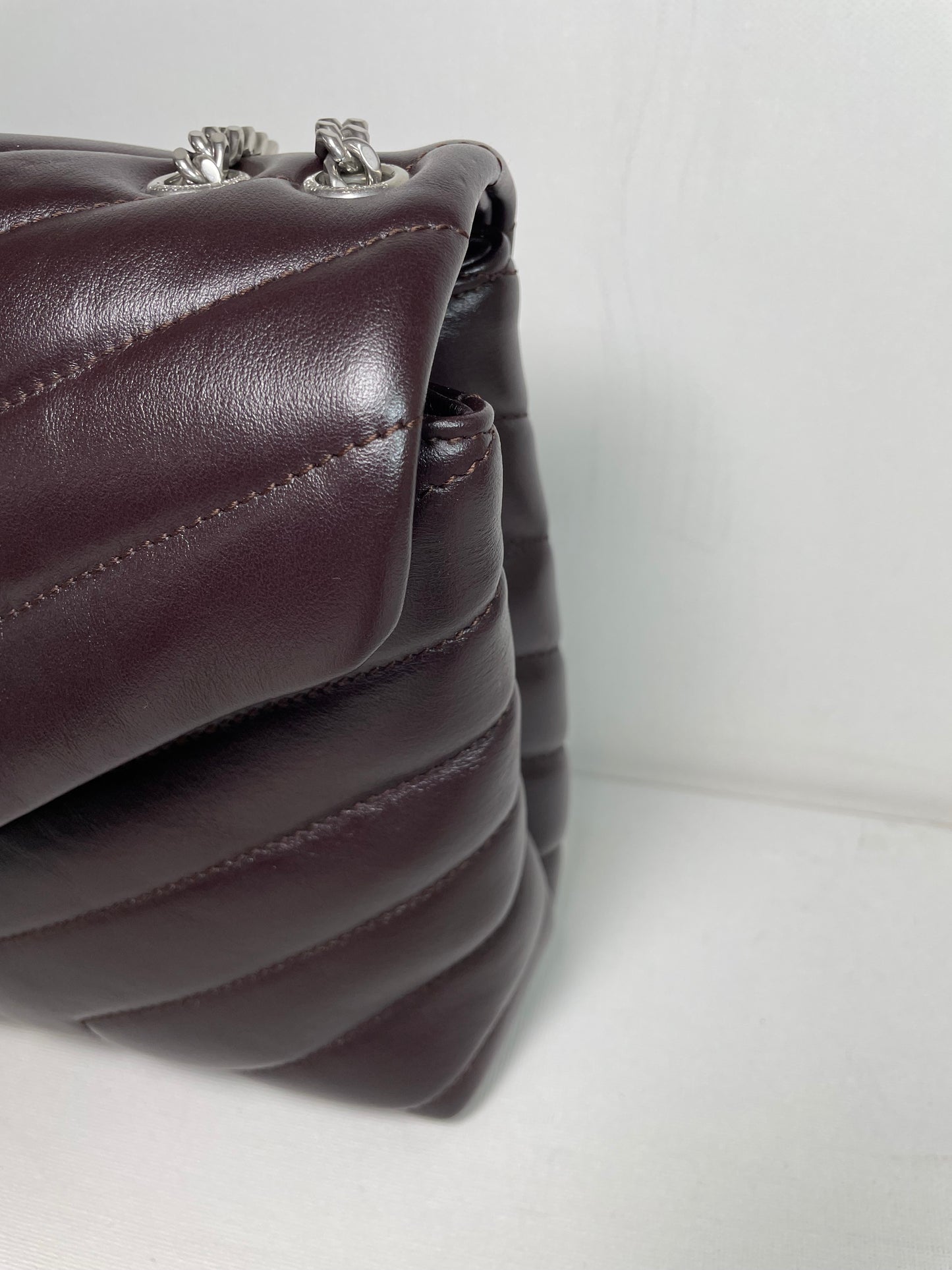 Preloved Yves Saint Laurent Quilted LouLou Shoulder Bag, Small