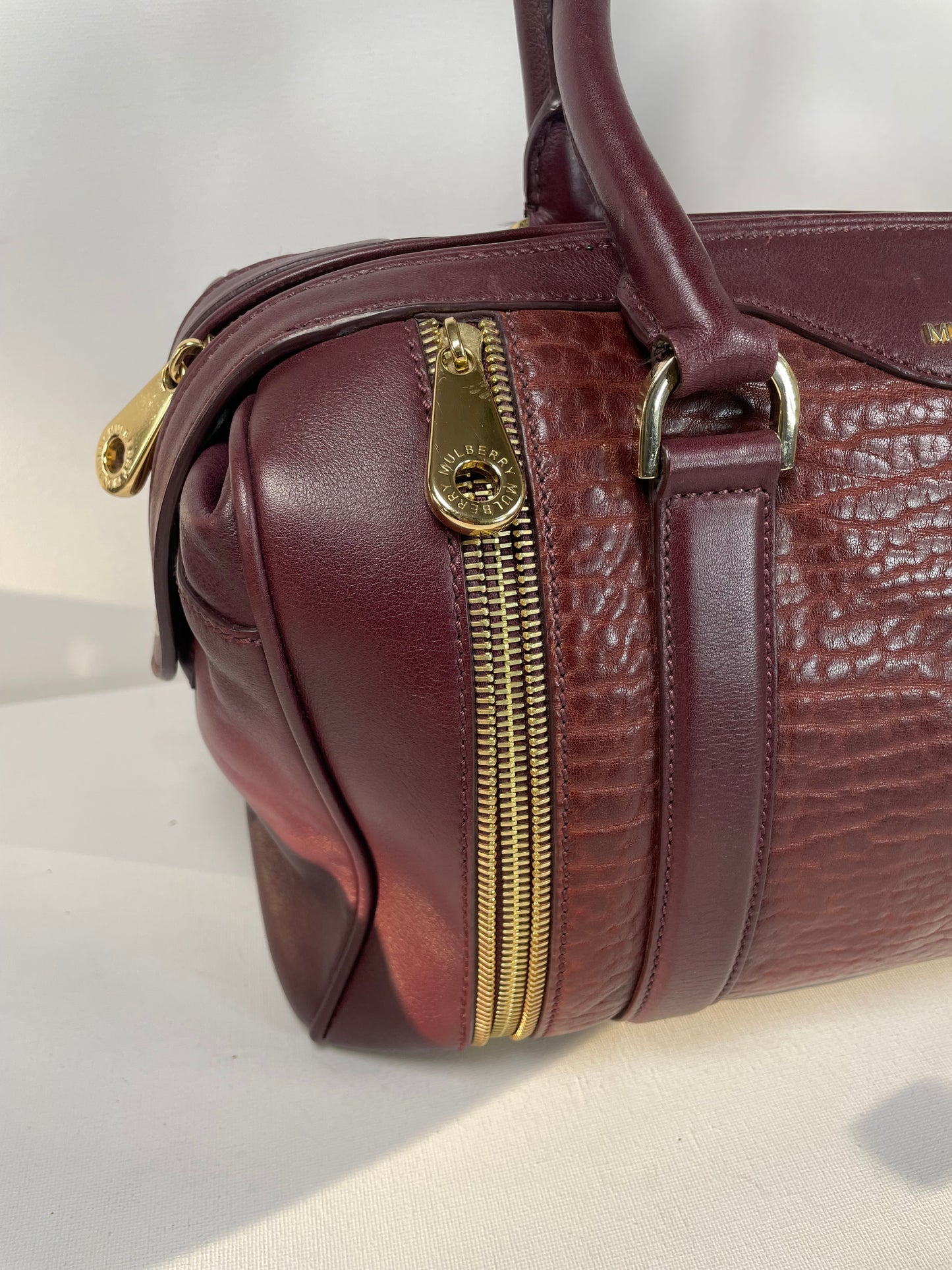 Preloved Mulberry Tasha Boston Bag