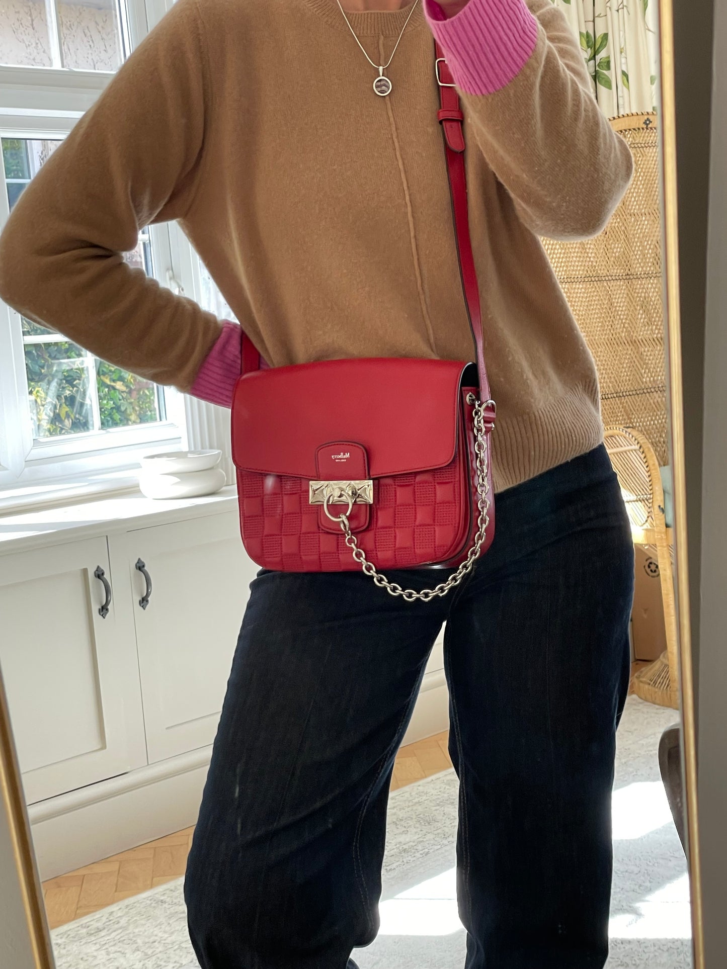 Preloved Mulberry Keeley Satchel Shoulder Bag