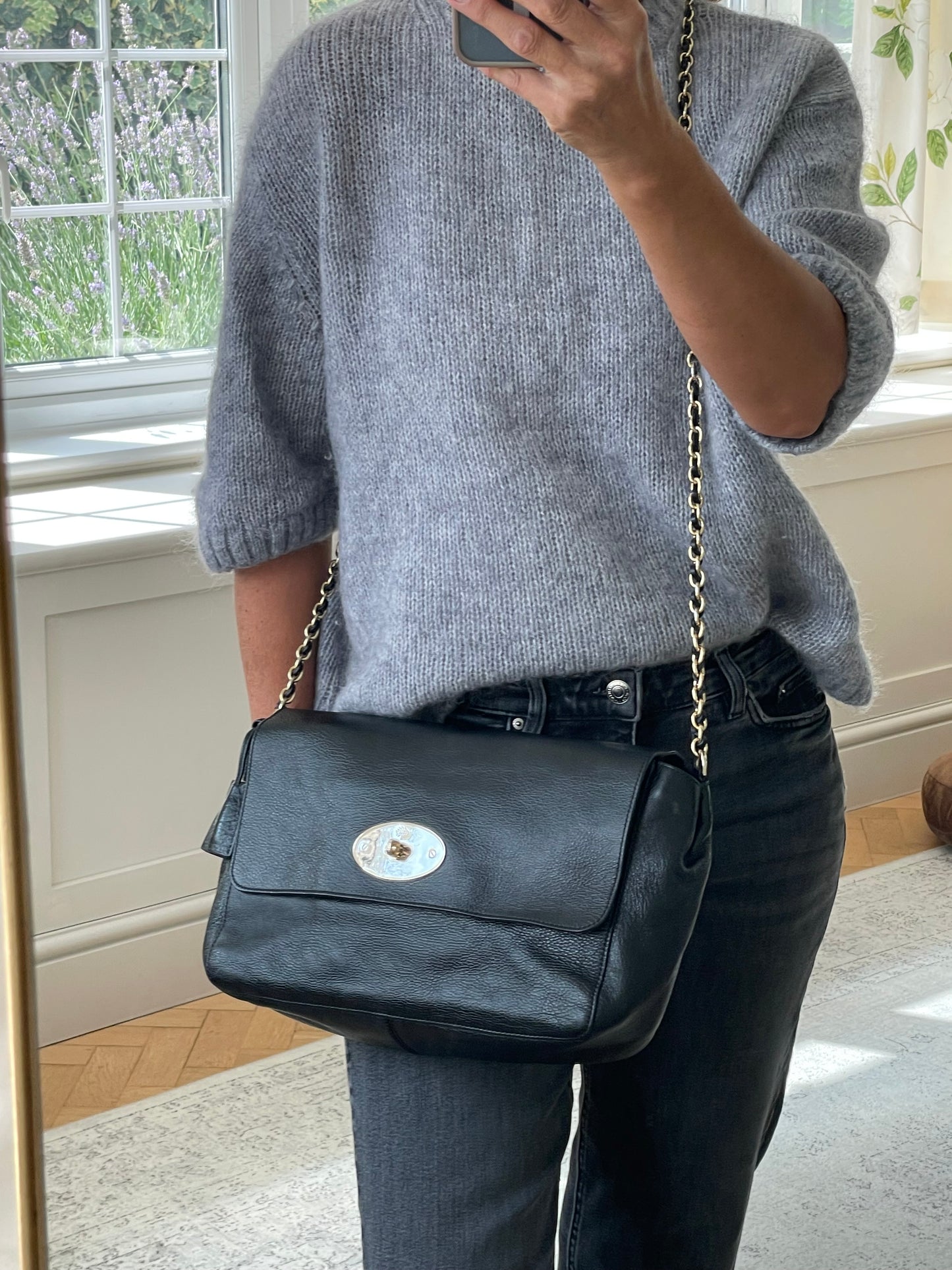 Preloved Mulberry Lily Shoulder Bag, Large