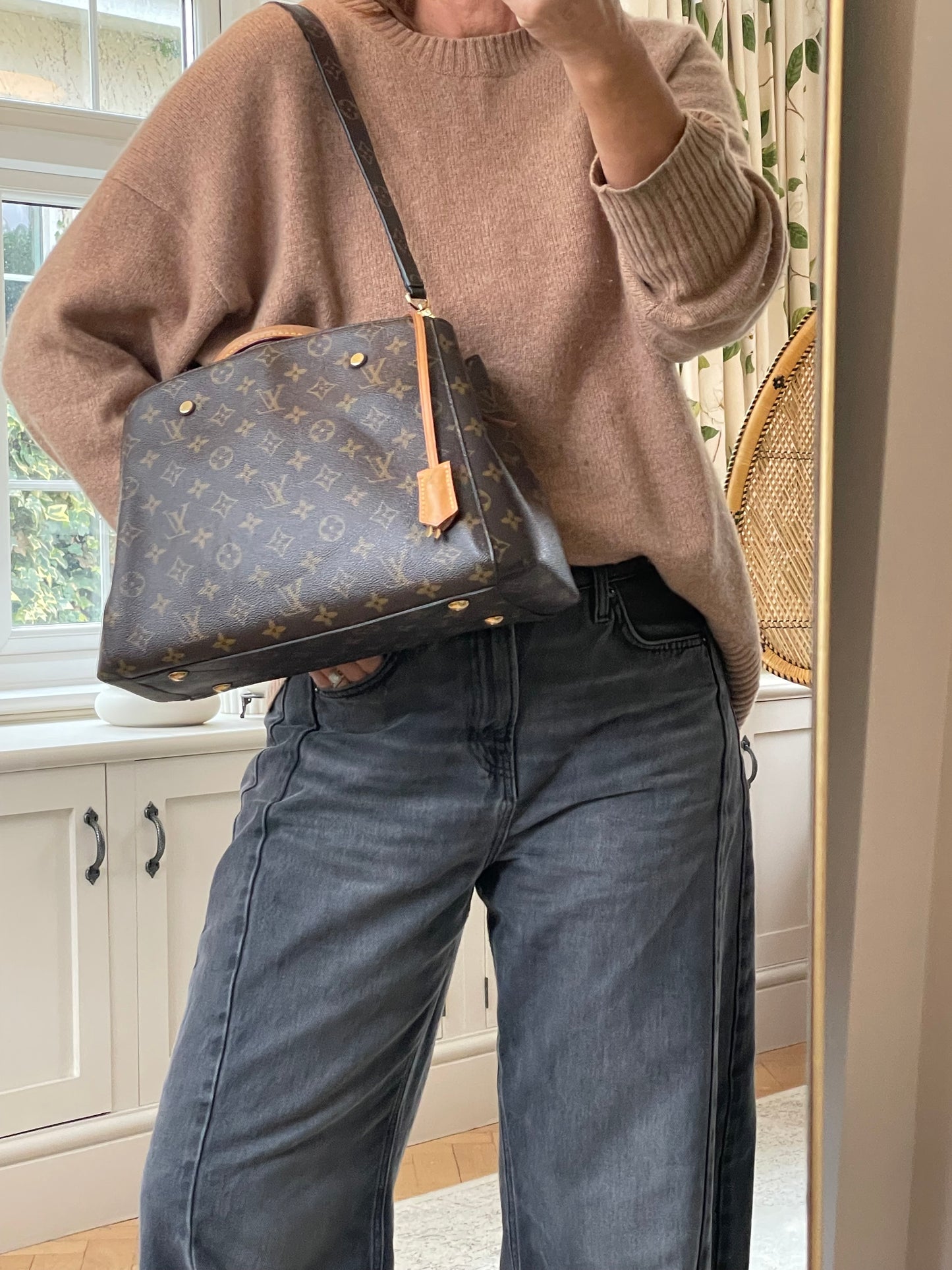 Preloved Louis Vuitton Montaigne Tote Bag, MM