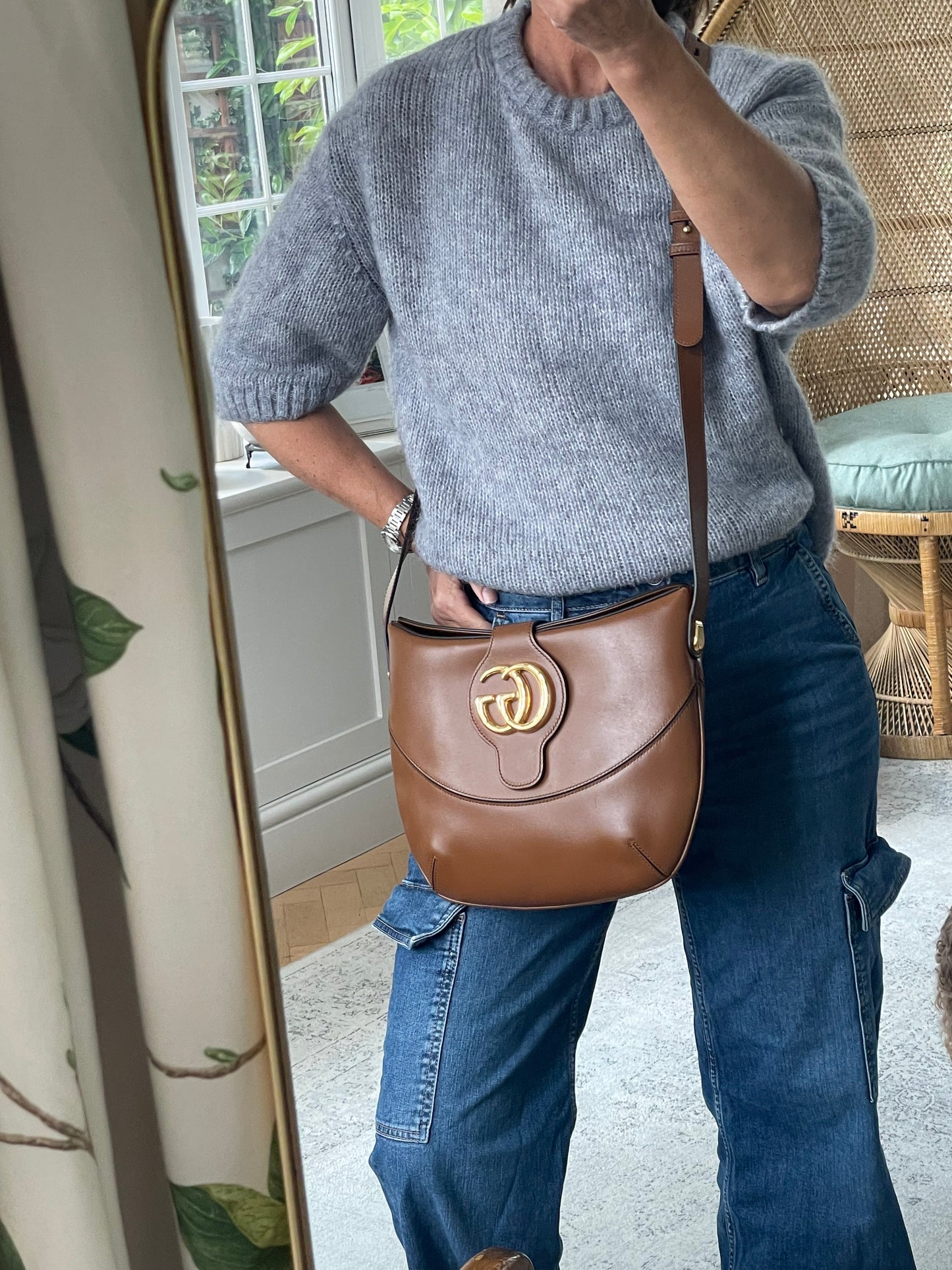 Preloved Gucci Arli Shoulder Bag, Medium