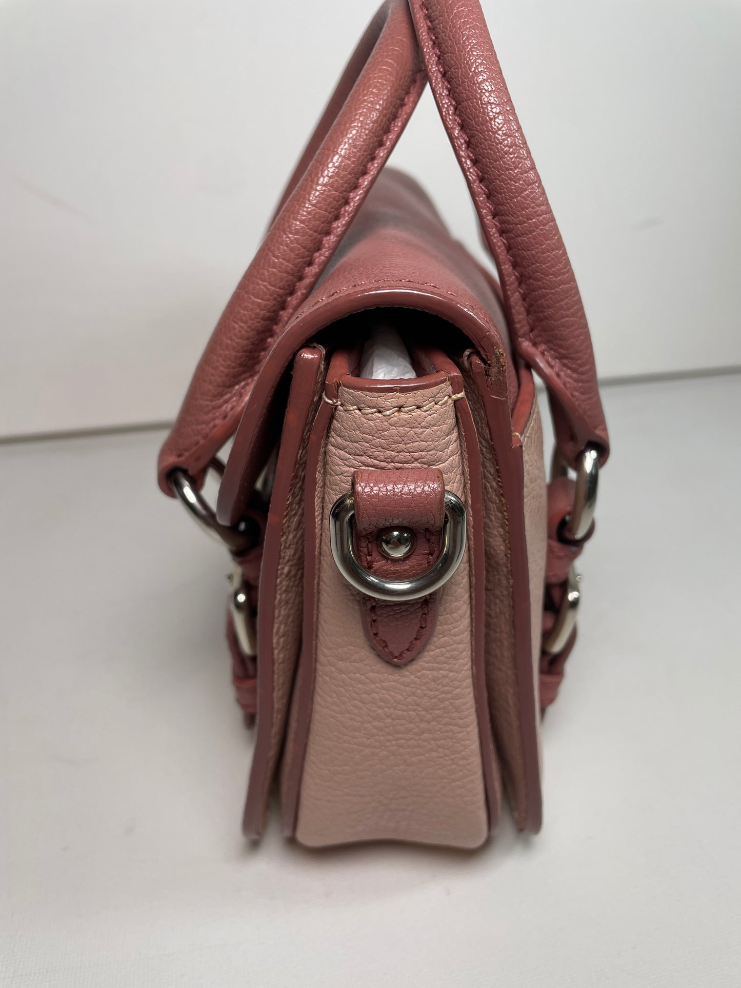 Preloved Miu Miu Madras Lock Crossbody Bag