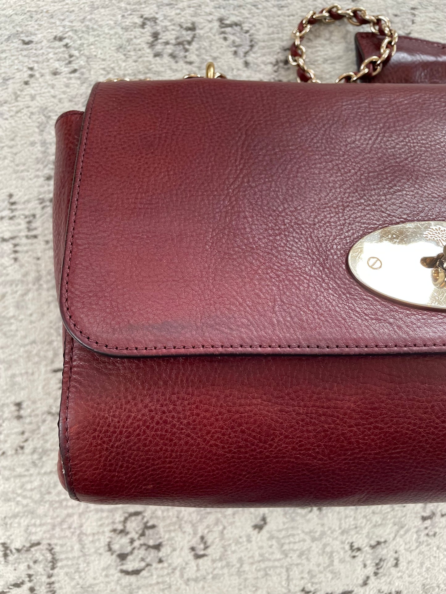 Preloved Mulberry Lily Shoulder Bag, Medium