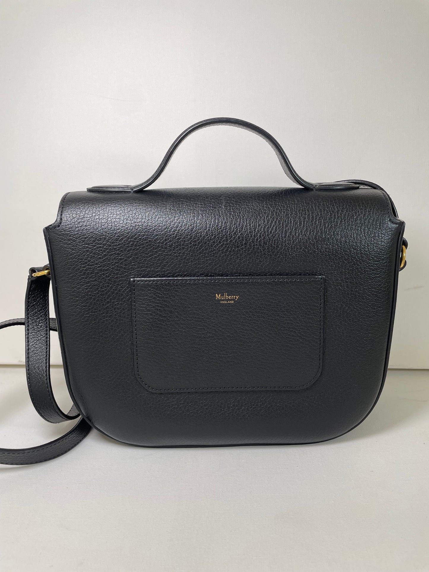 Preloved Mulberry Tenby Satchel Shoulder Bag, Large