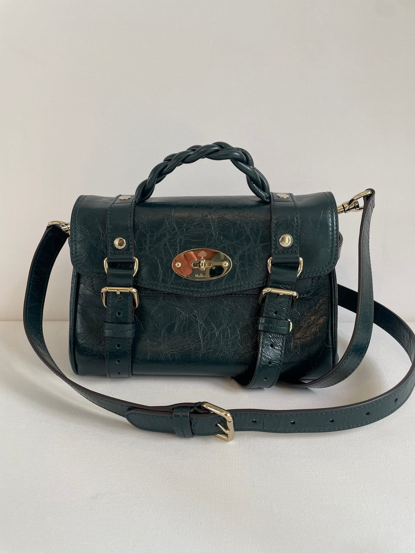 Preloved Mulberry Alexa Satchel Bag, Mini