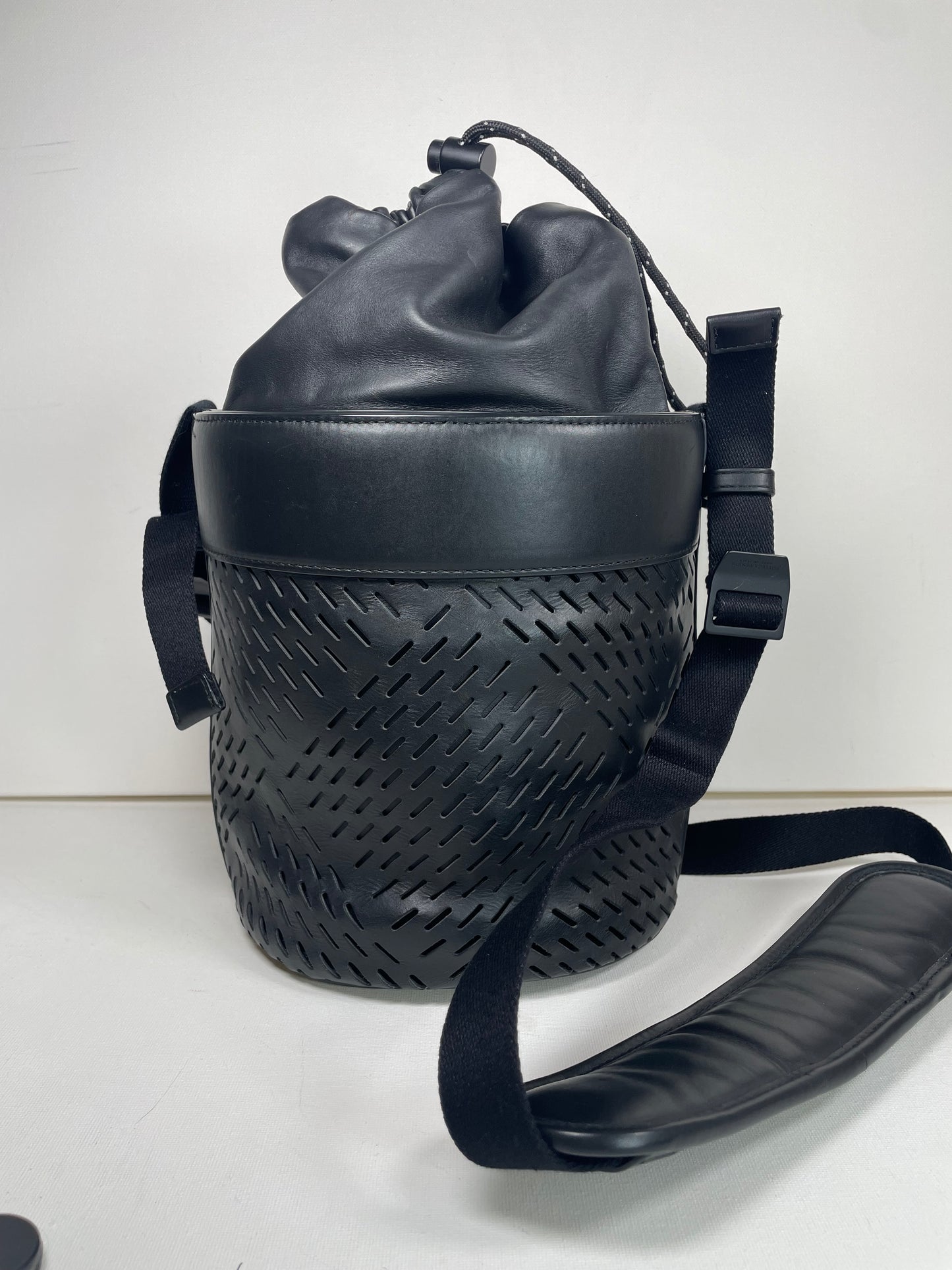 Preloved Bottega Veneta Perforated Bucket Bag