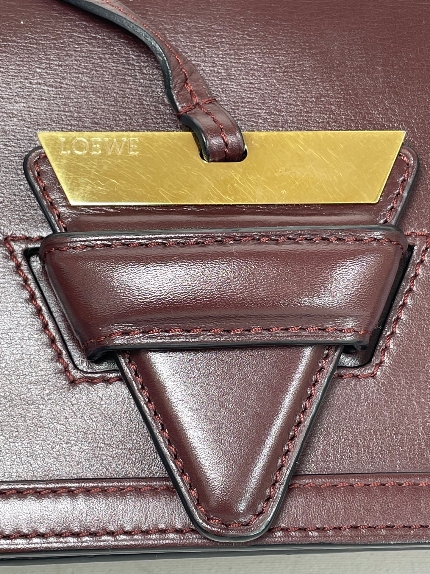 Preloved Loewe Barcelona Crossbody Bag, Medium