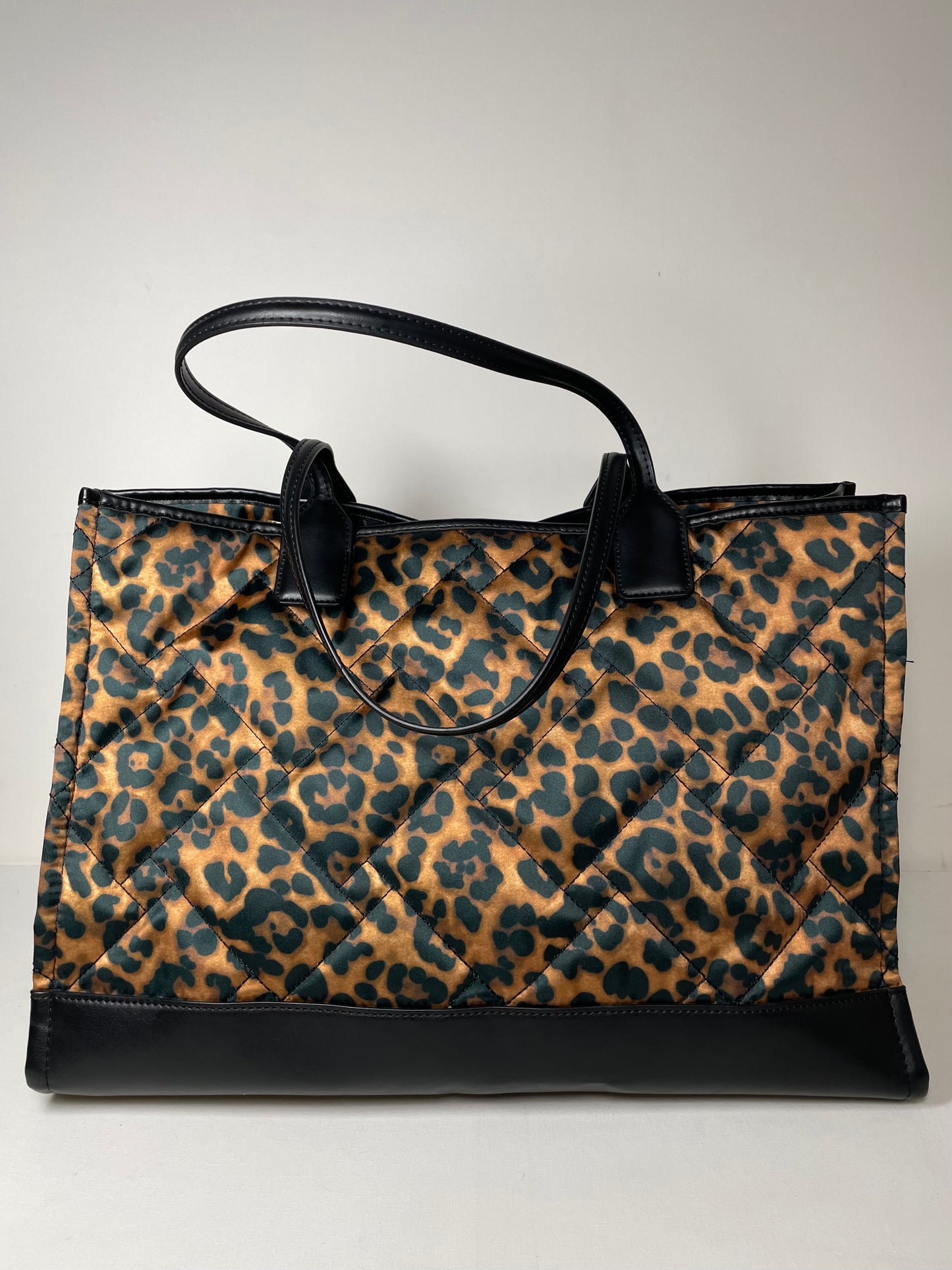 Preloved Kurt Geiger Leopard Print Shopping Tote Bag