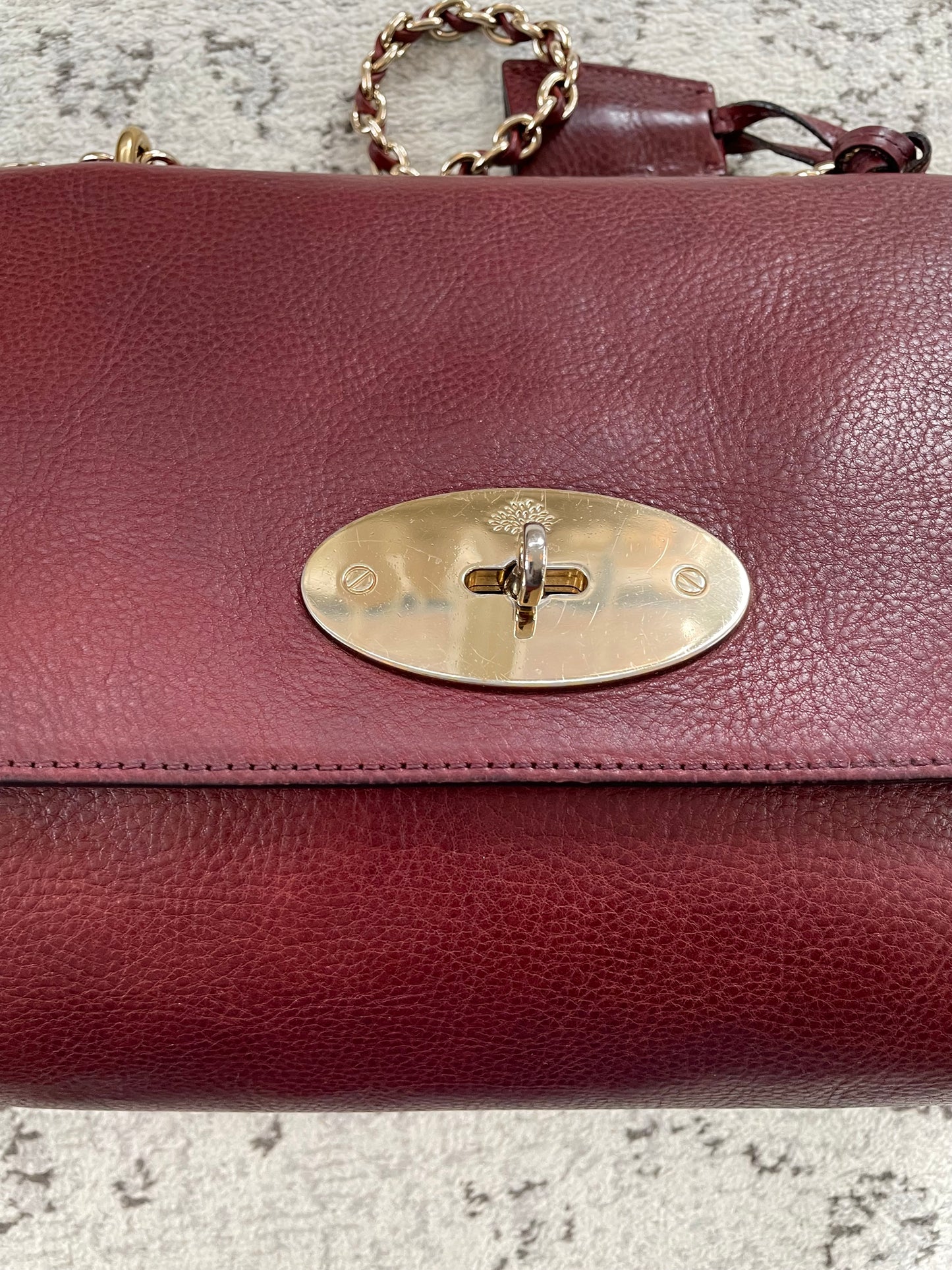 Preloved Mulberry Lily Shoulder Bag, Medium