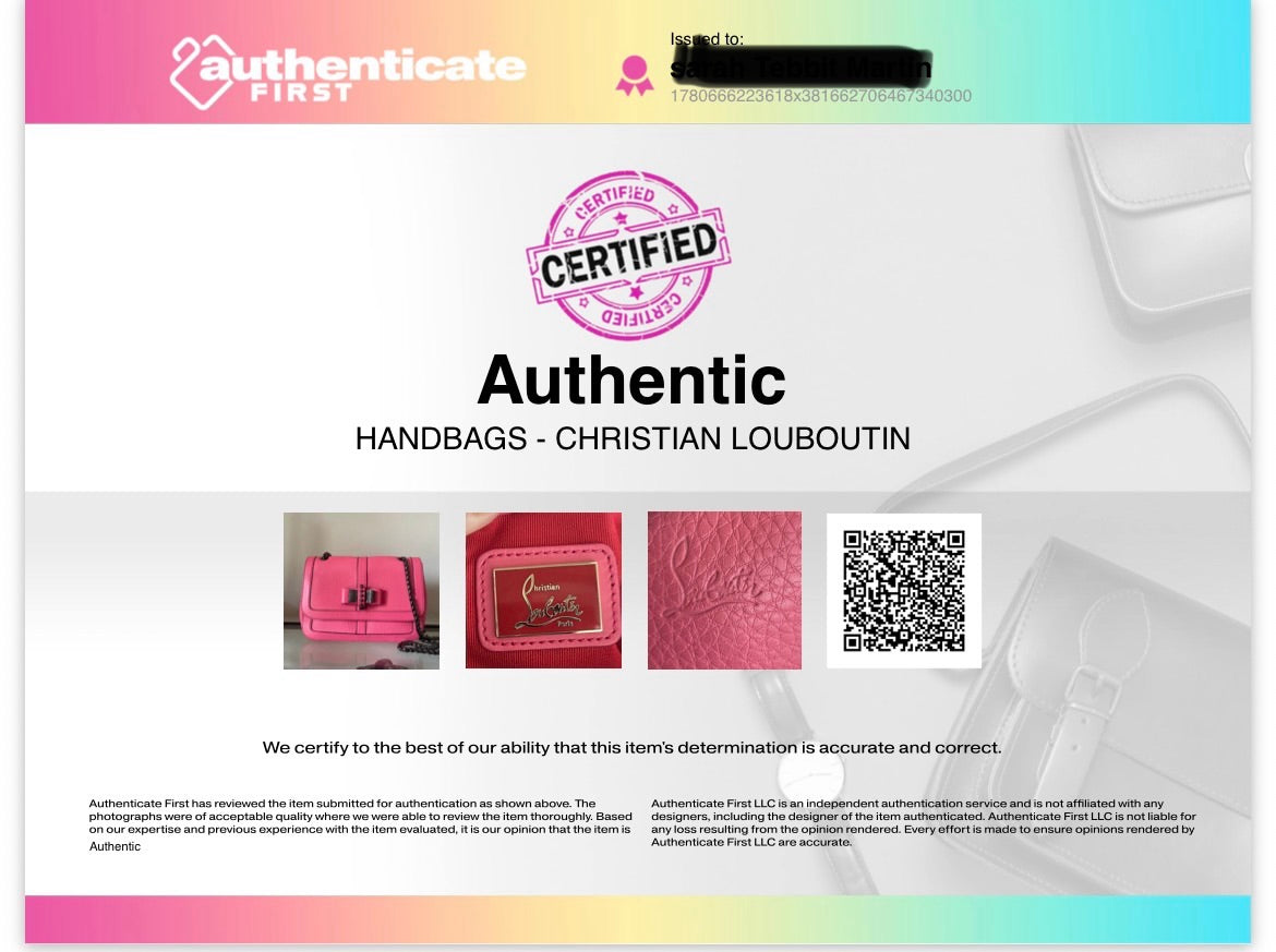 Preloved Christian Louboutin Sweet Charity Shoulder Bag