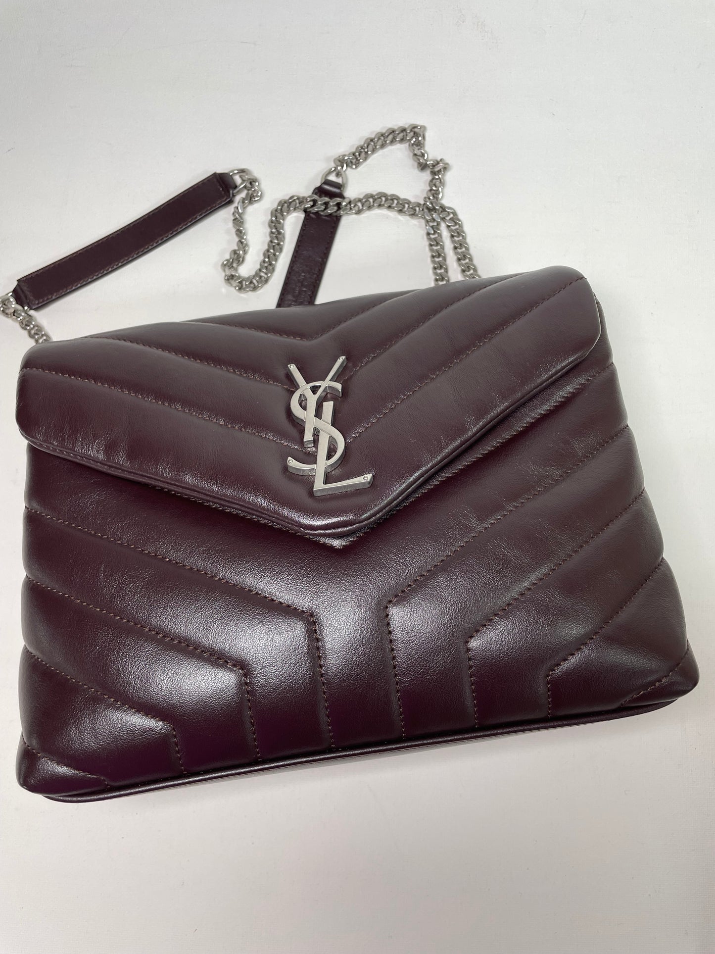 Preloved Yves Saint Laurent Quilted LouLou Shoulder Bag, Small