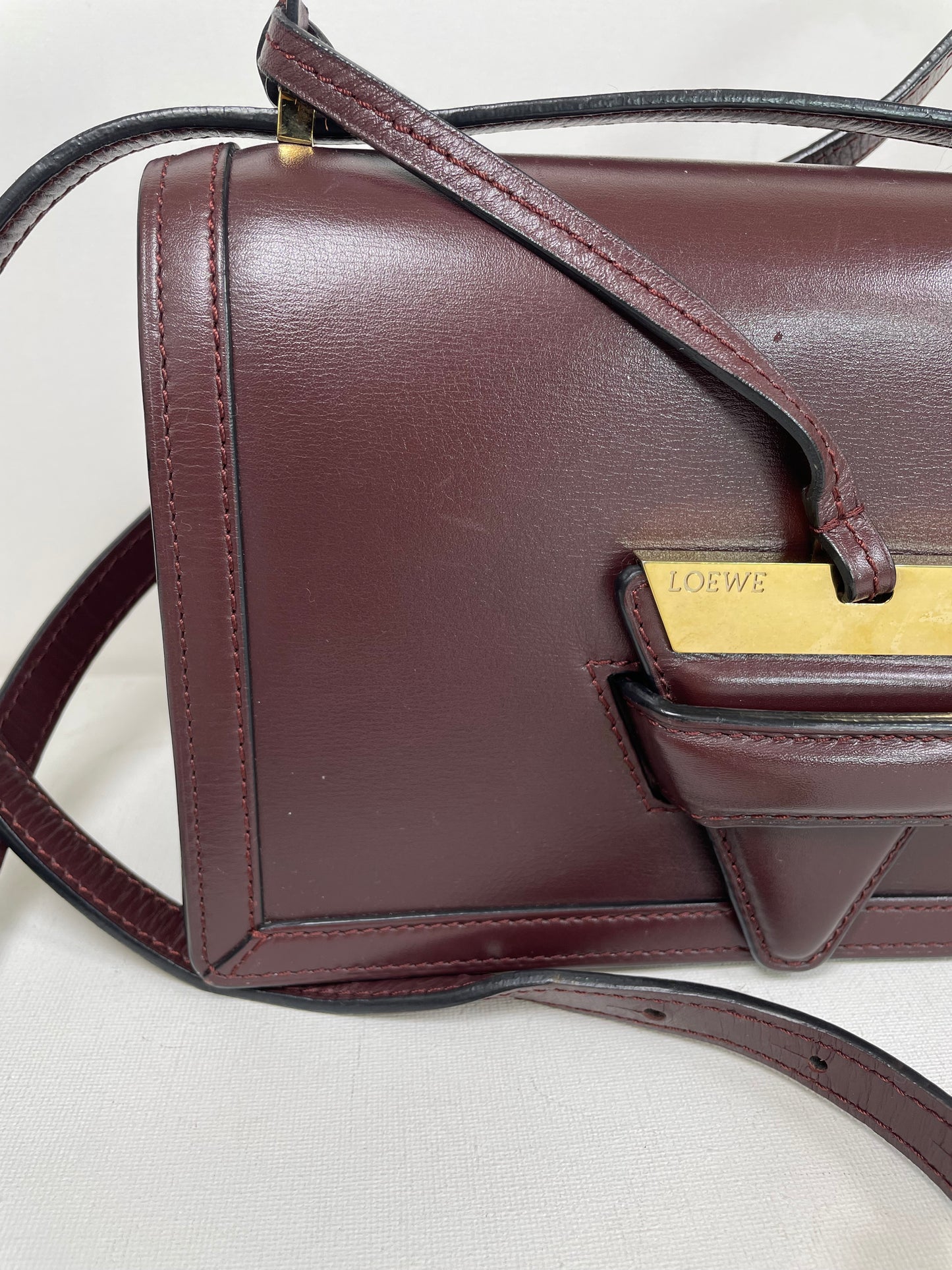 Preloved Loewe Barcelona Crossbody Bag, Medium