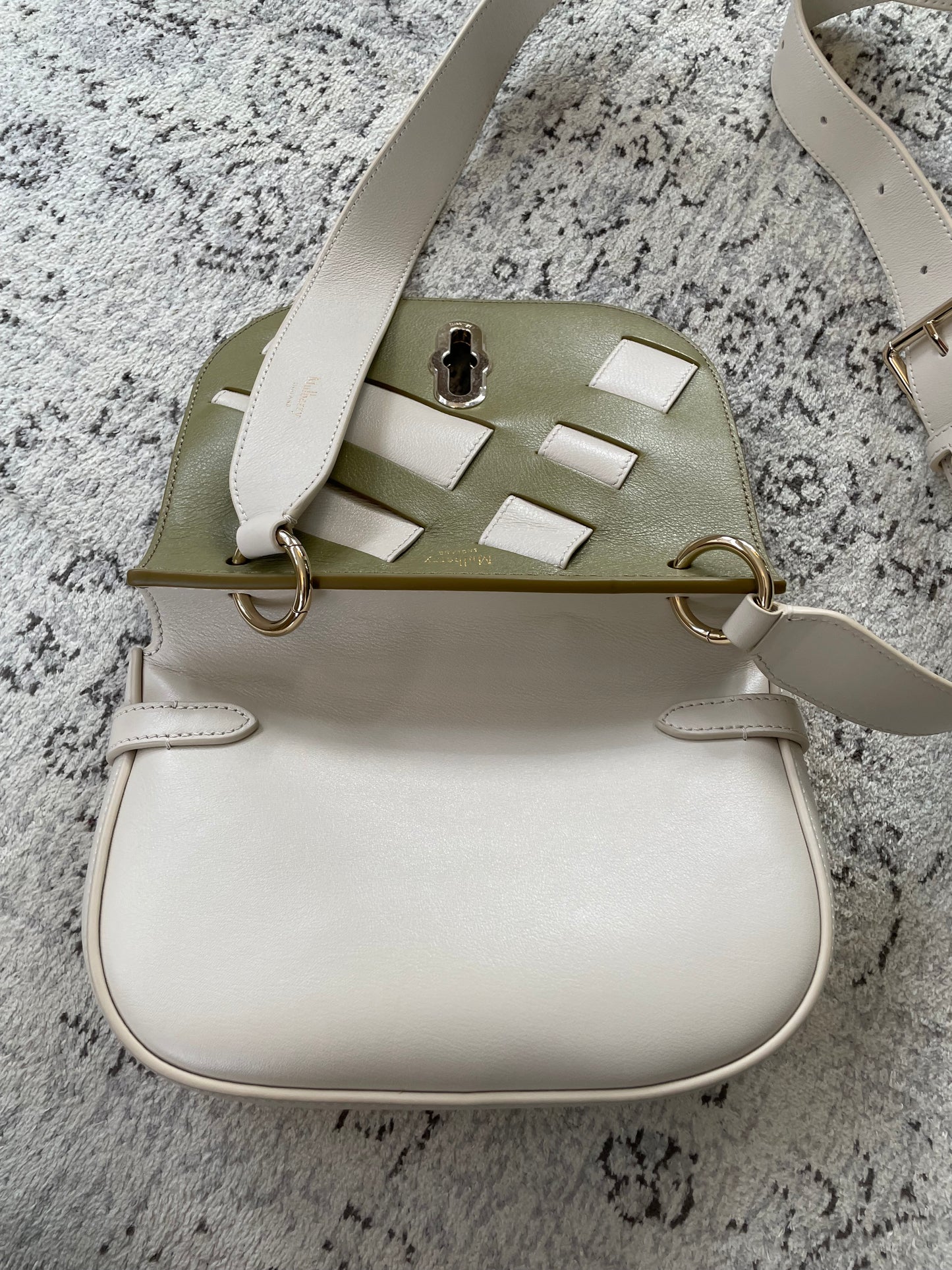Preloved Mulberry Amberley Satchel Bag, Small