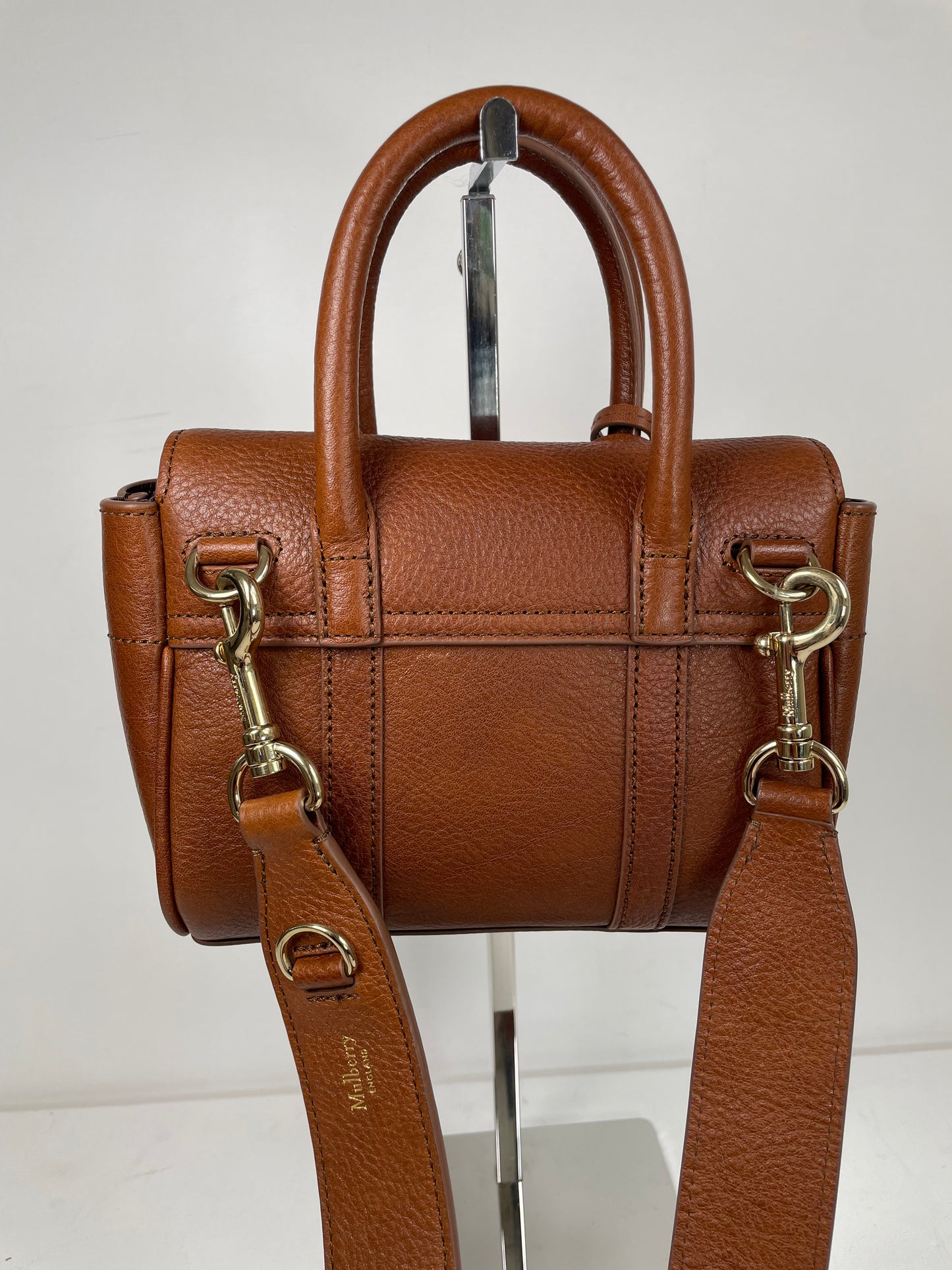 Preloved Mulberry Bayswater Satchel Bag, Mini
