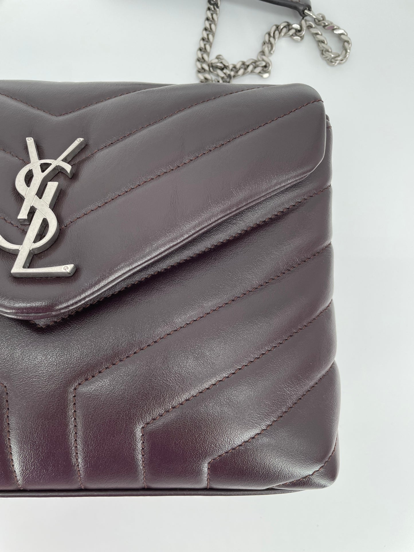 Preloved Yves Saint Laurent Quilted LouLou Shoulder Bag, Small