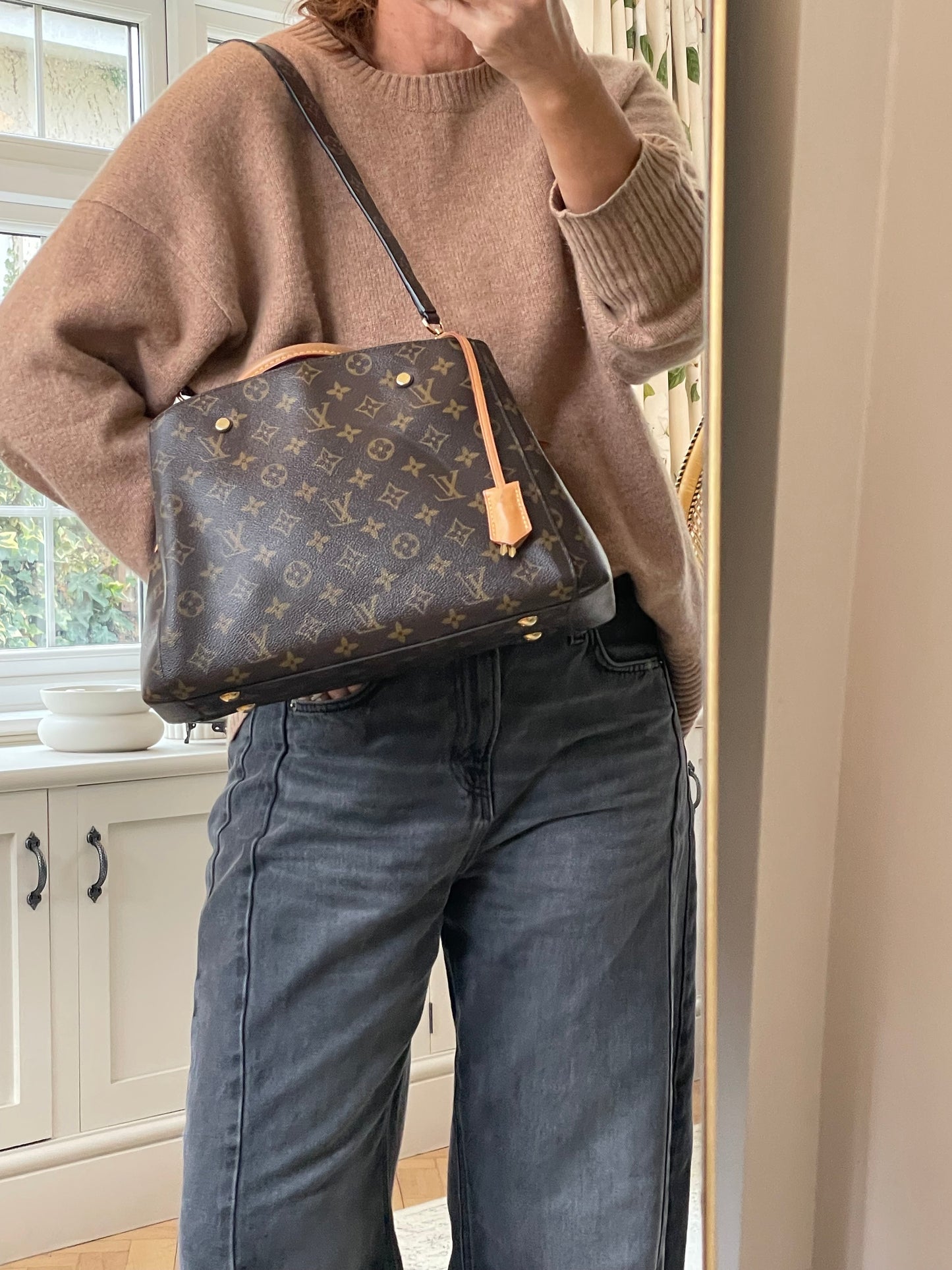 Preloved Louis Vuitton Montaigne Tote Bag, MM