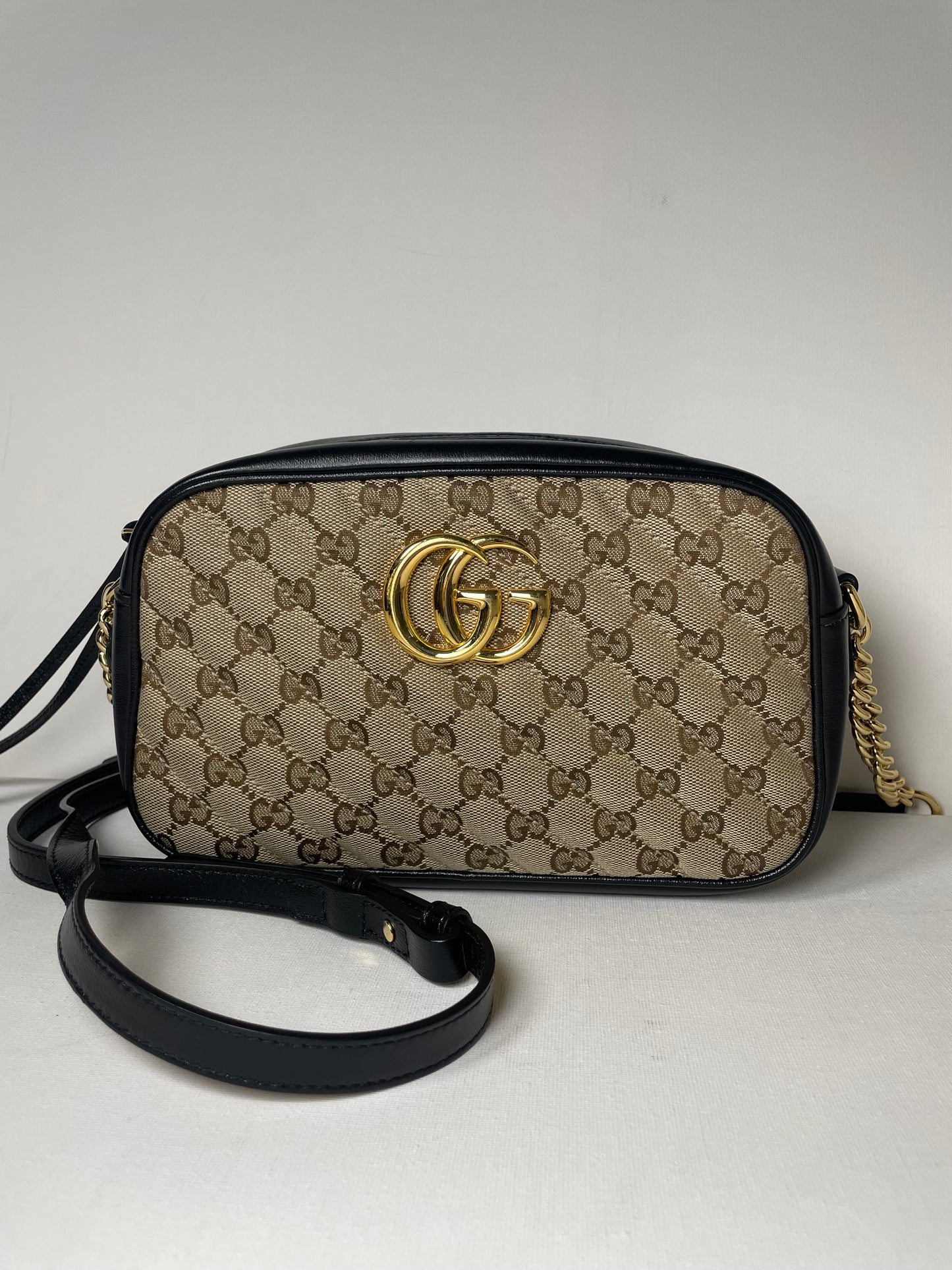 Preloved Gucci Matelasse Diagonal GG Marmont Bag, Small