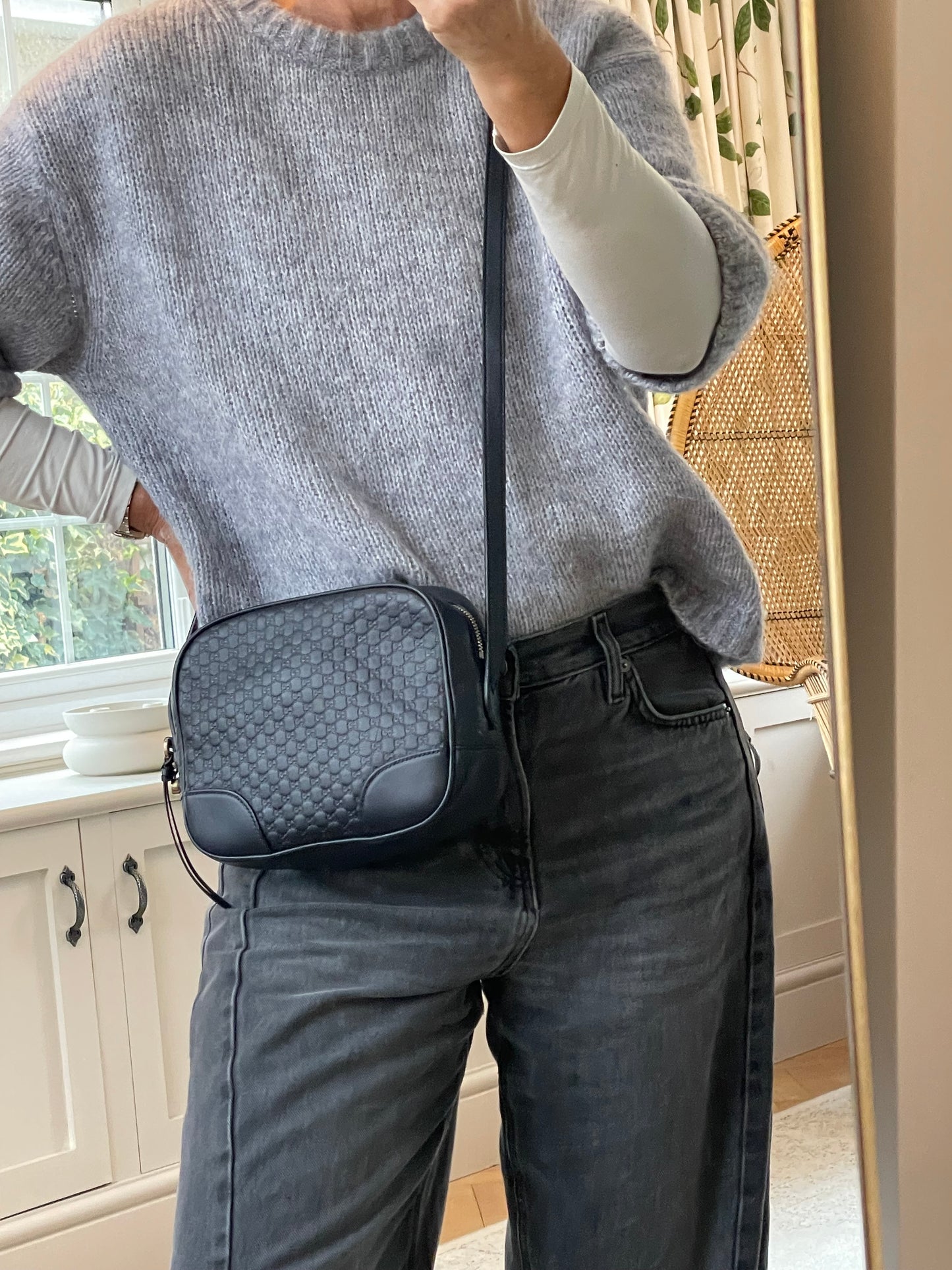 Preloved Gucci GG Guccissima Leather Bree Crossbody