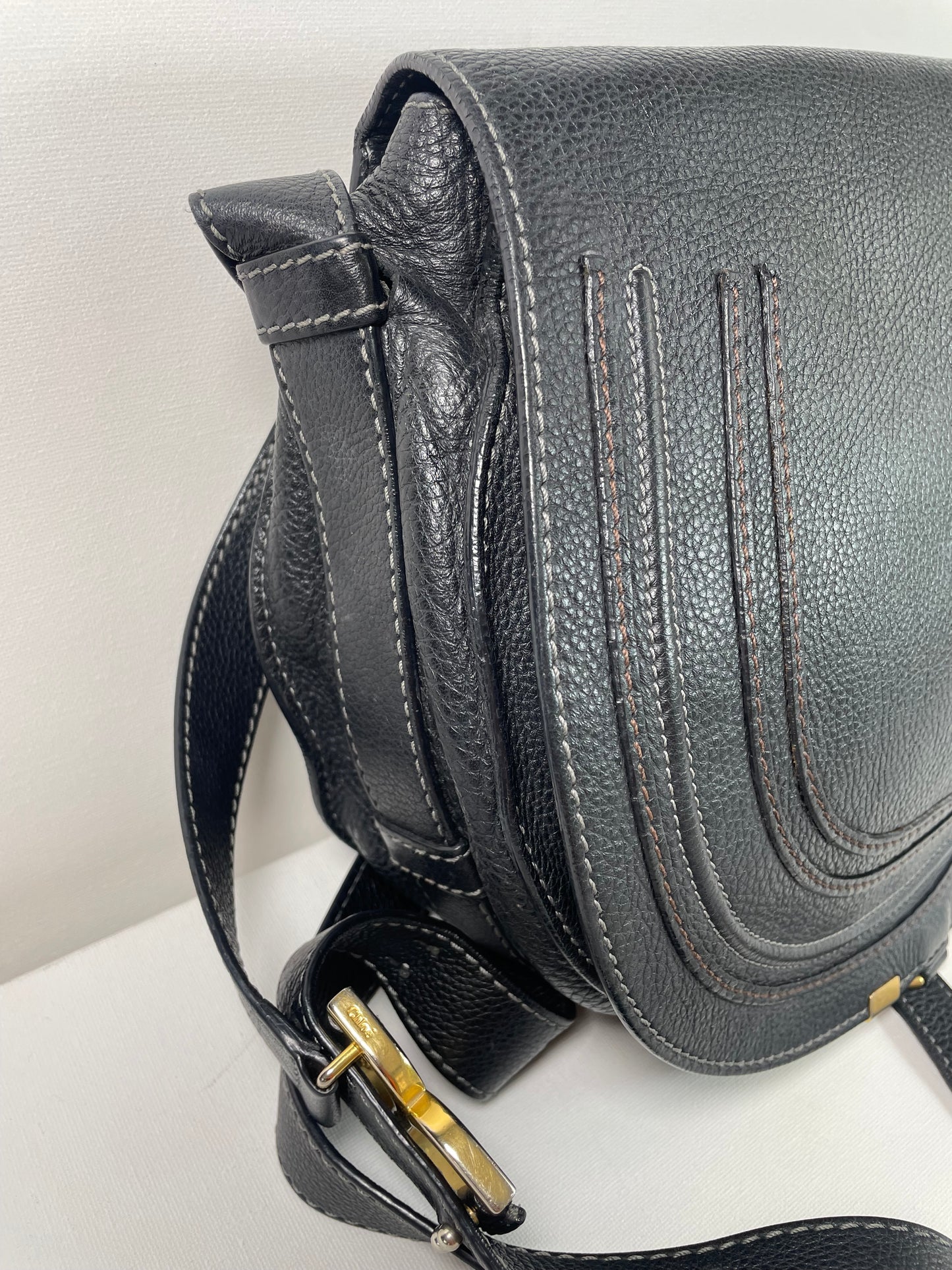 Preloved Chloe Marcie Satchel Crossbody Bag, Medium