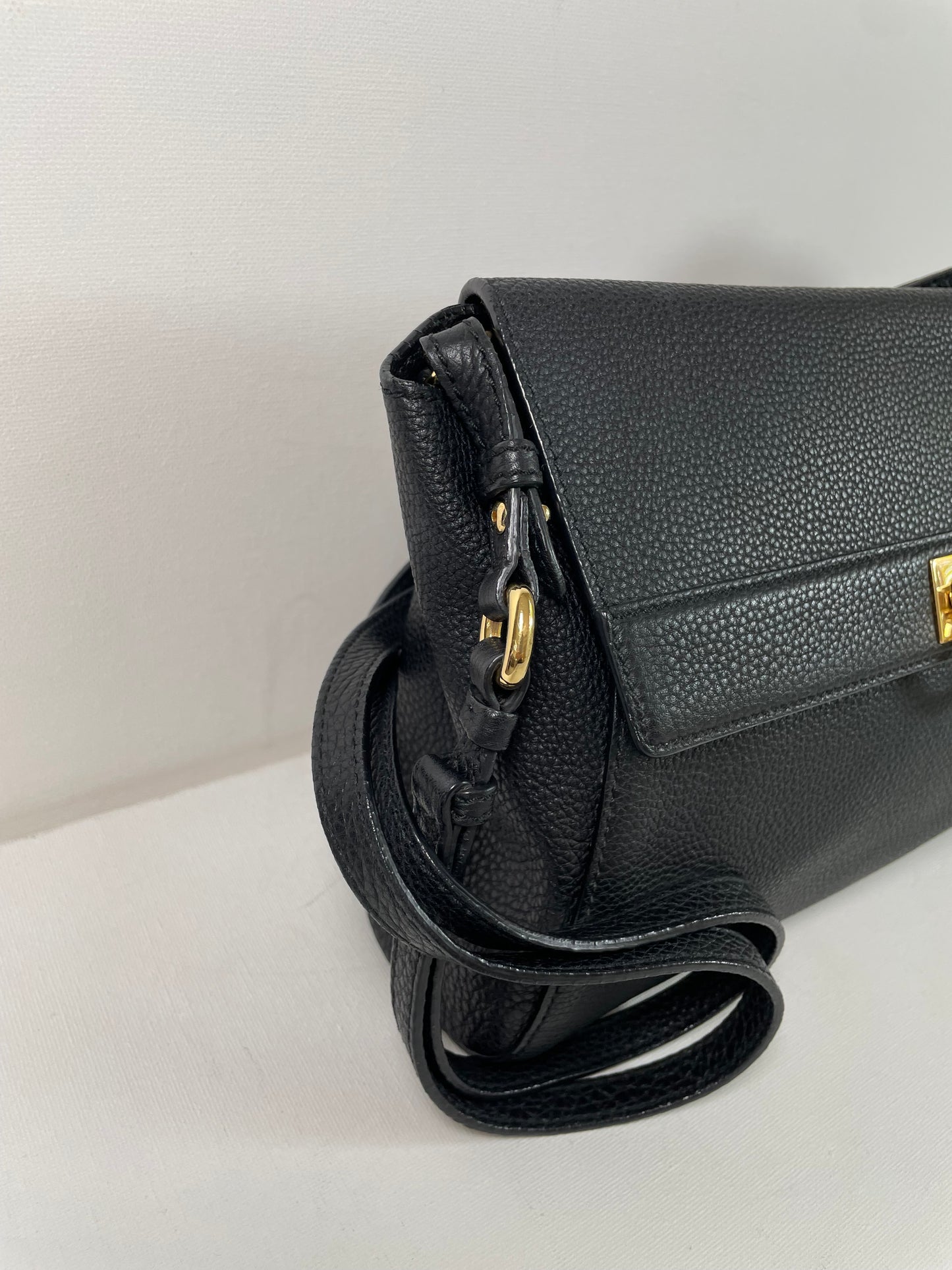 Preloved Salvatore Ferragamo Calfskin Abbey Crossbody Bag