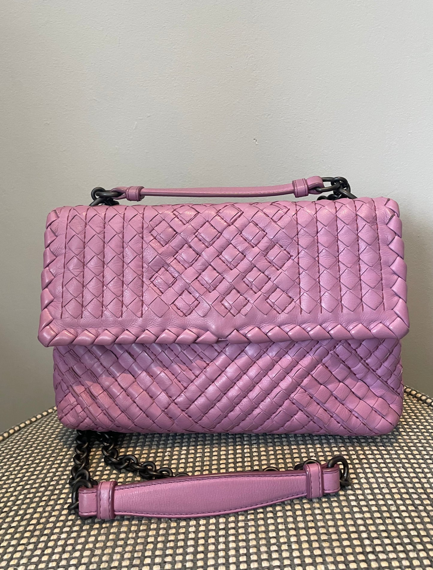 Preloved Bottega Veneta Boutis Intrecciato Olimpia Bag, Small