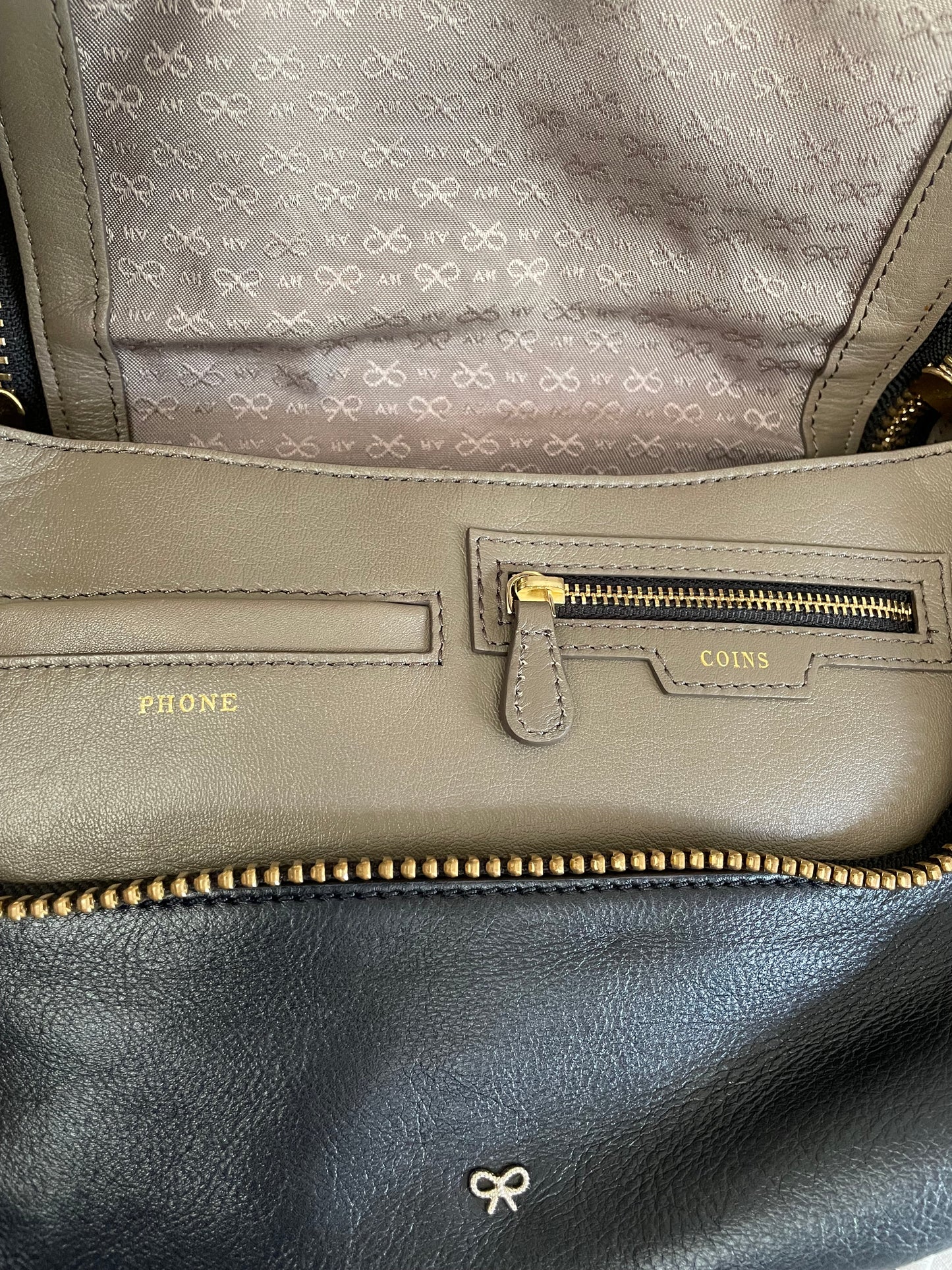 Preloved Anya Hindmarch Maxi Zip Satchel, Small