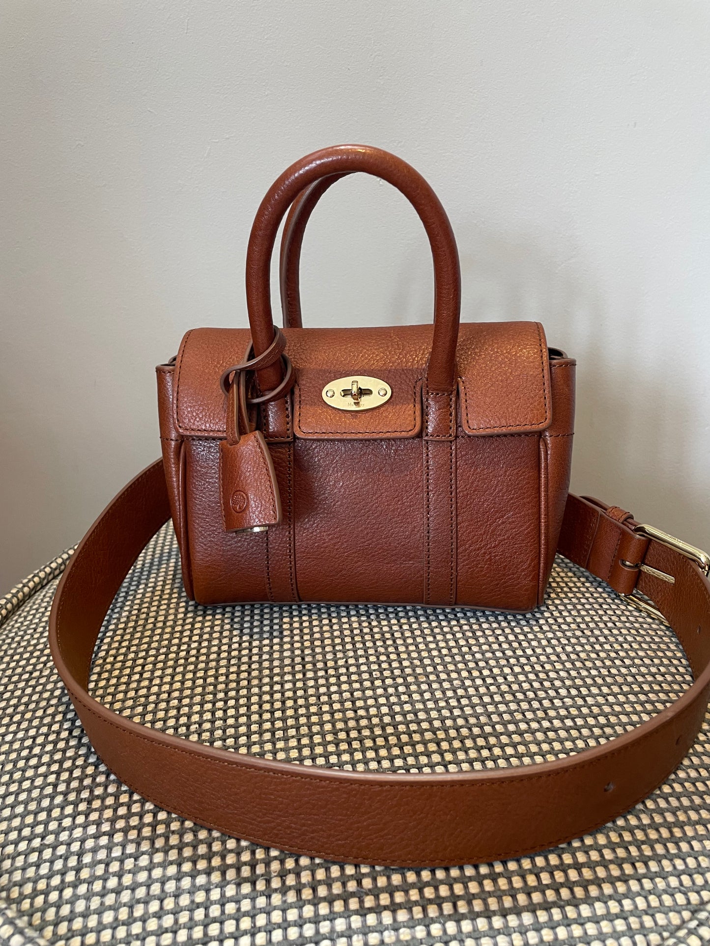 Preloved Mulberry Bayswater Satchel Bag, Mini