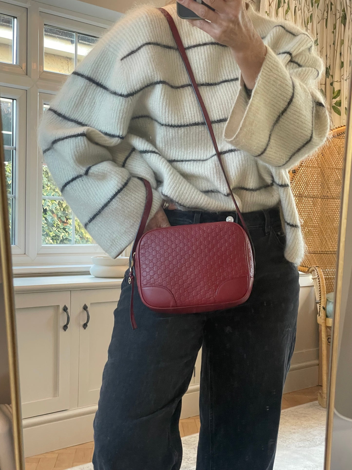Preloved Gucci Microguccissima Bree Crossbody Bag