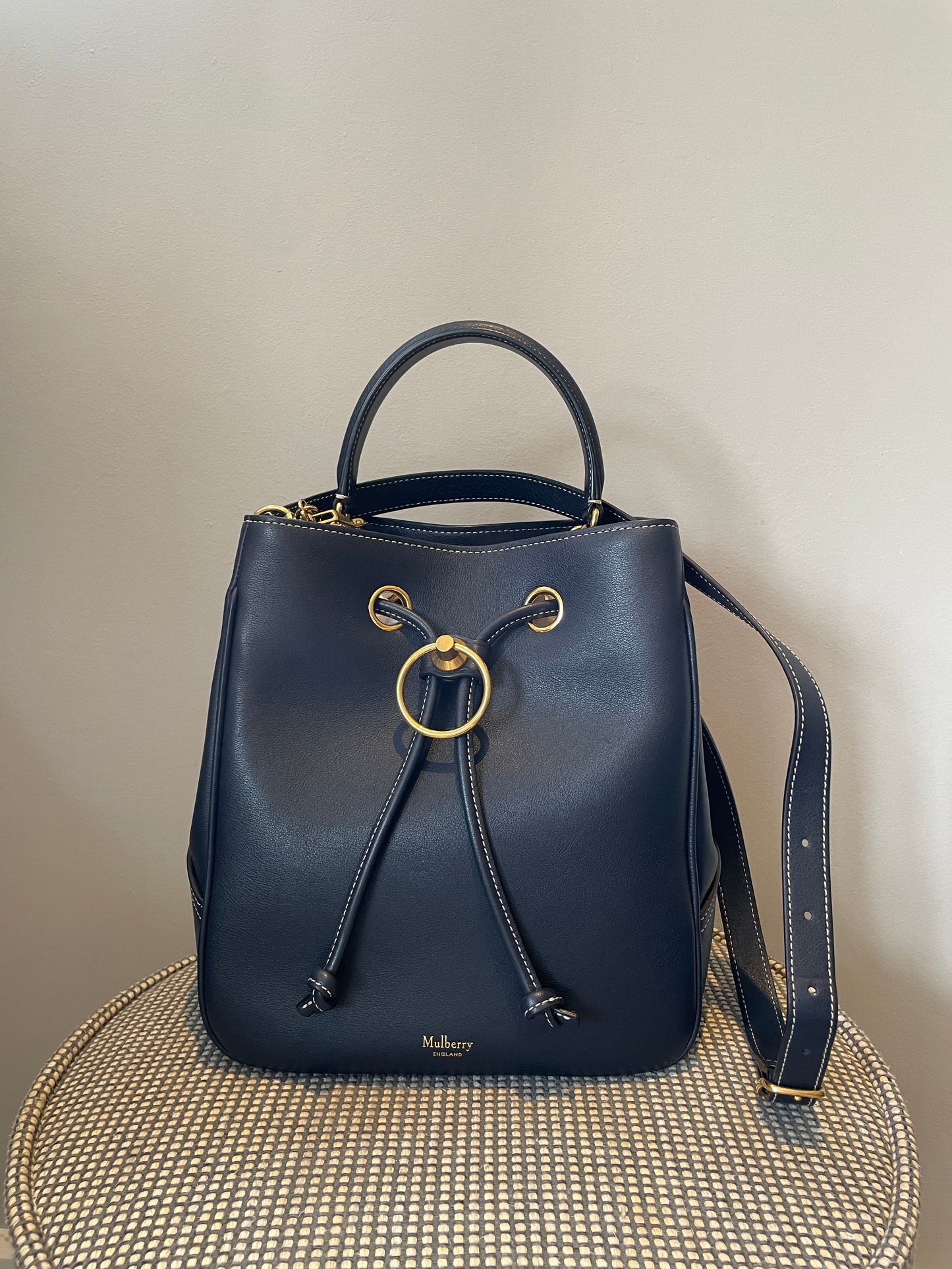 Preloved Mulberry Hampstead Bucket Bag, Medium