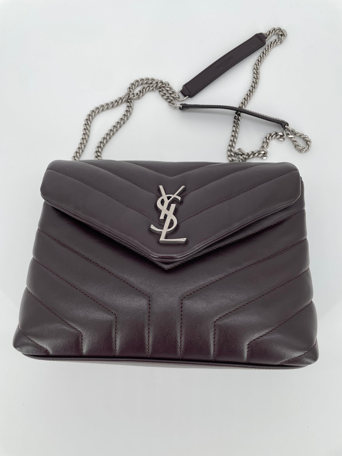 Preloved Yves Saint Laurent Quilted LouLou Shoulder Bag, Small