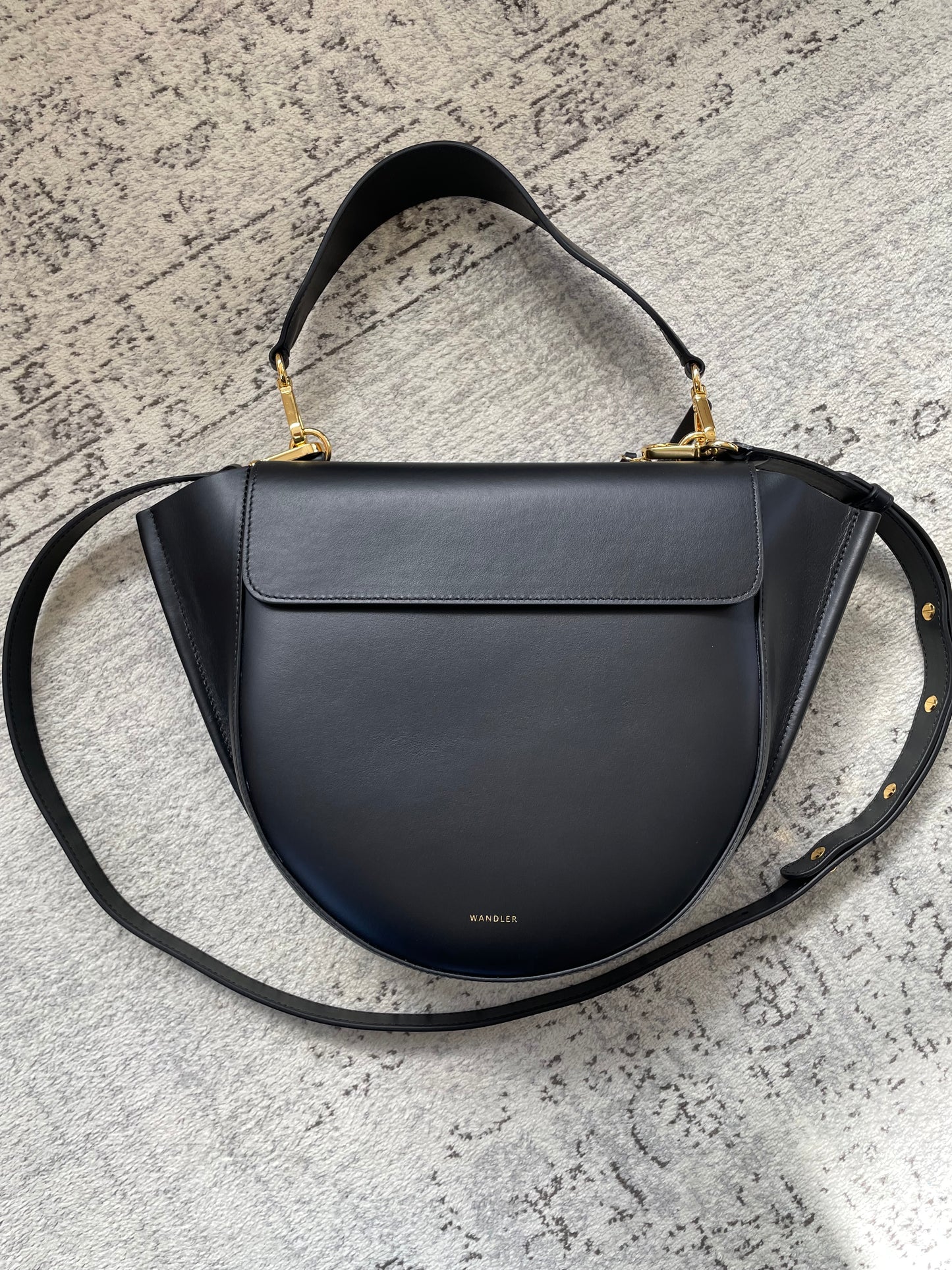 Preloved Wandler Hortensia Crossbody Bag and Top Handle Bag, Medium