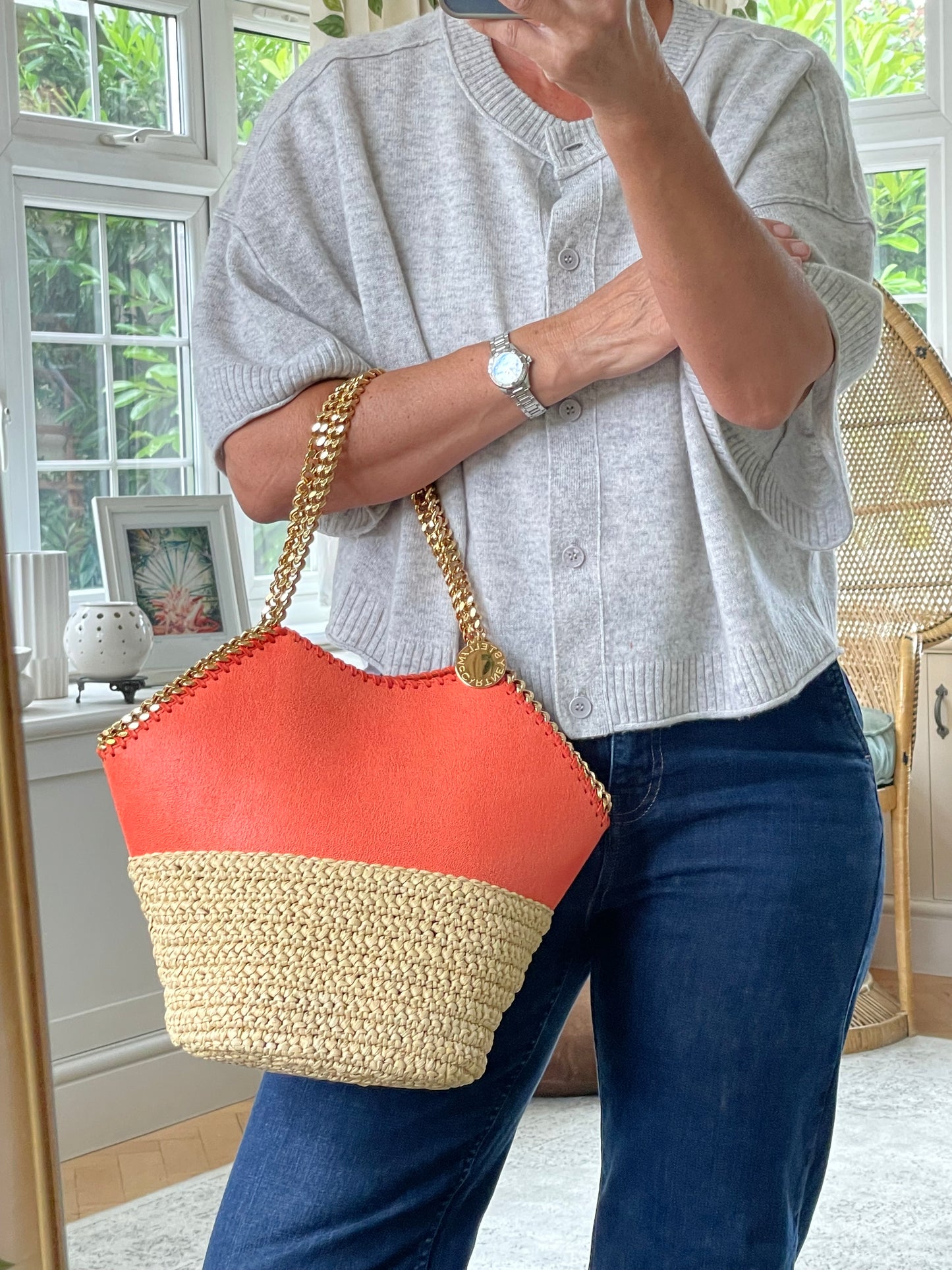 Preloved Stella McCartney Falabella Shopping Tote Bag, Small