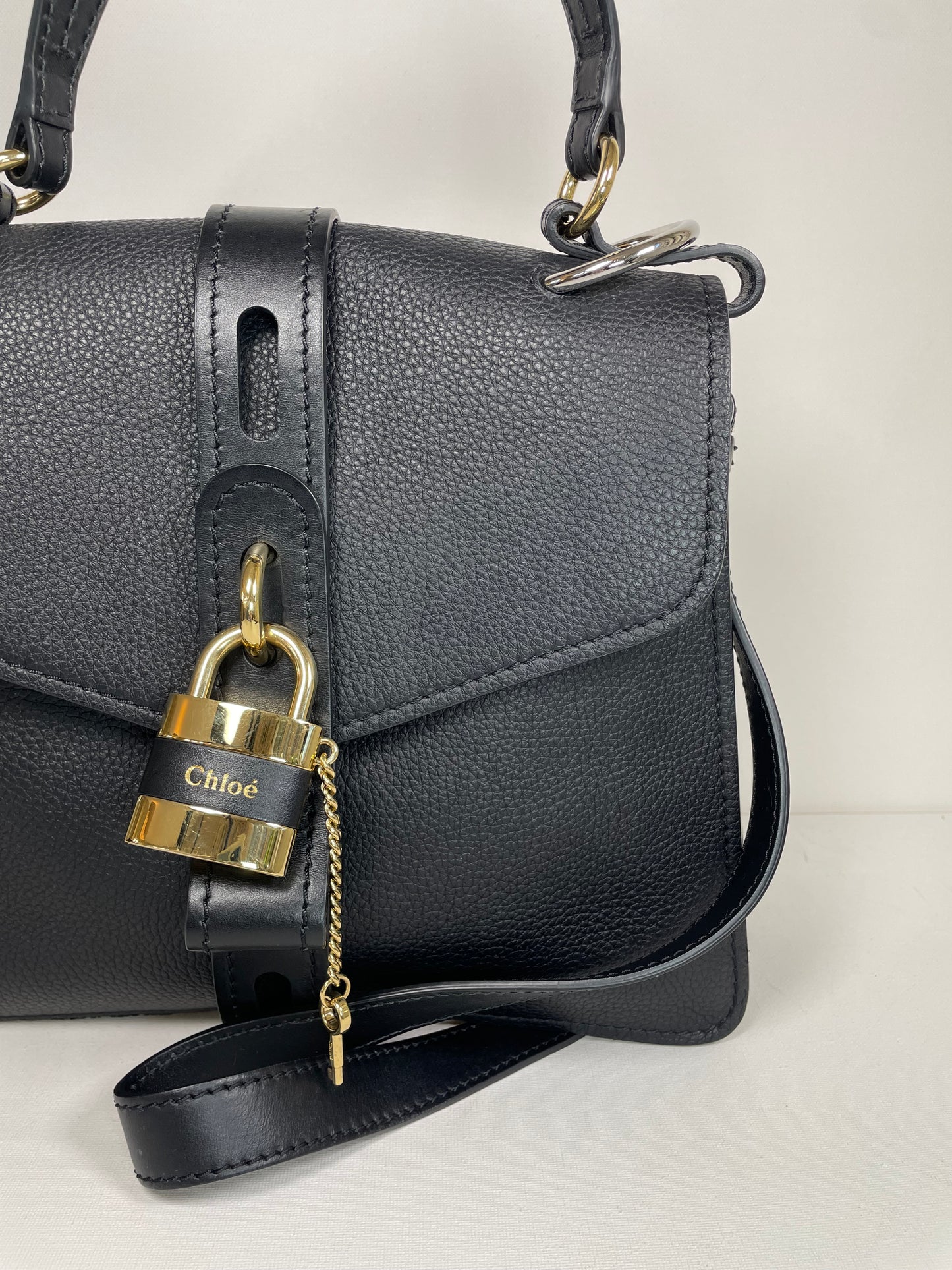 Preloved Chloe Aby Two Way Satchel Bag, Medium