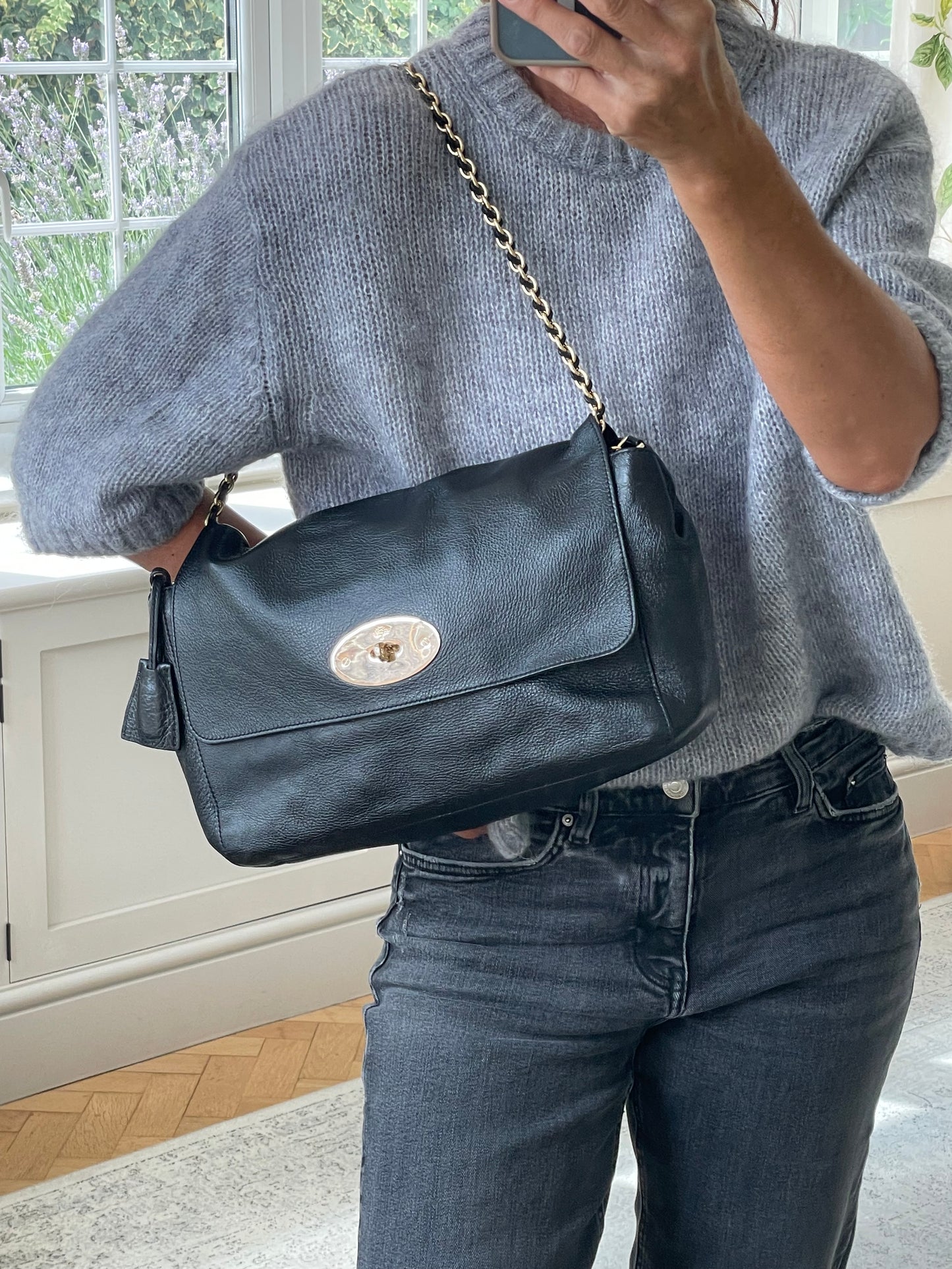 Preloved Mulberry Lily Shoulder Bag, Large
