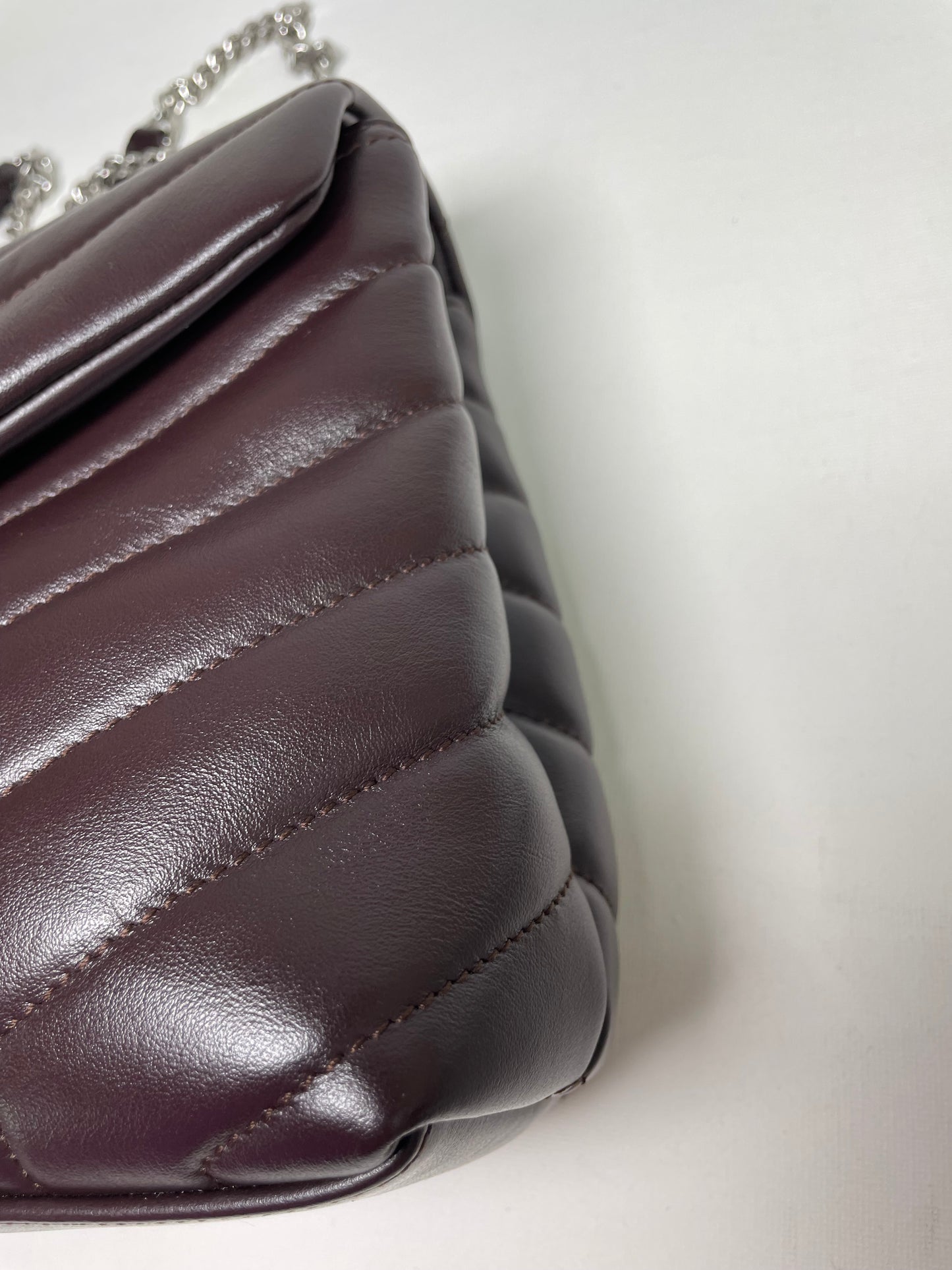 Preloved Yves Saint Laurent Quilted LouLou Shoulder Bag, Small